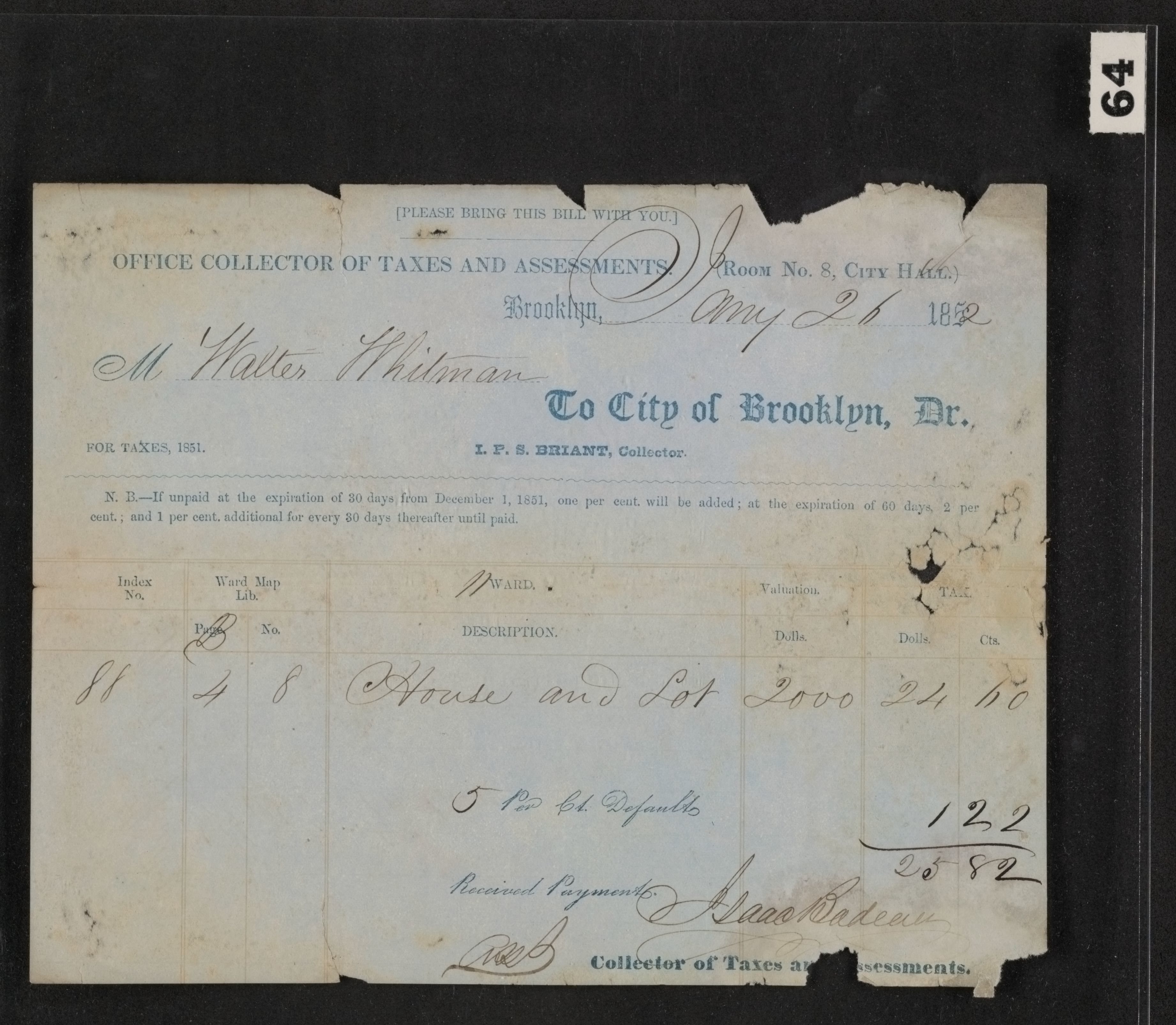 Scanned image of the current content page