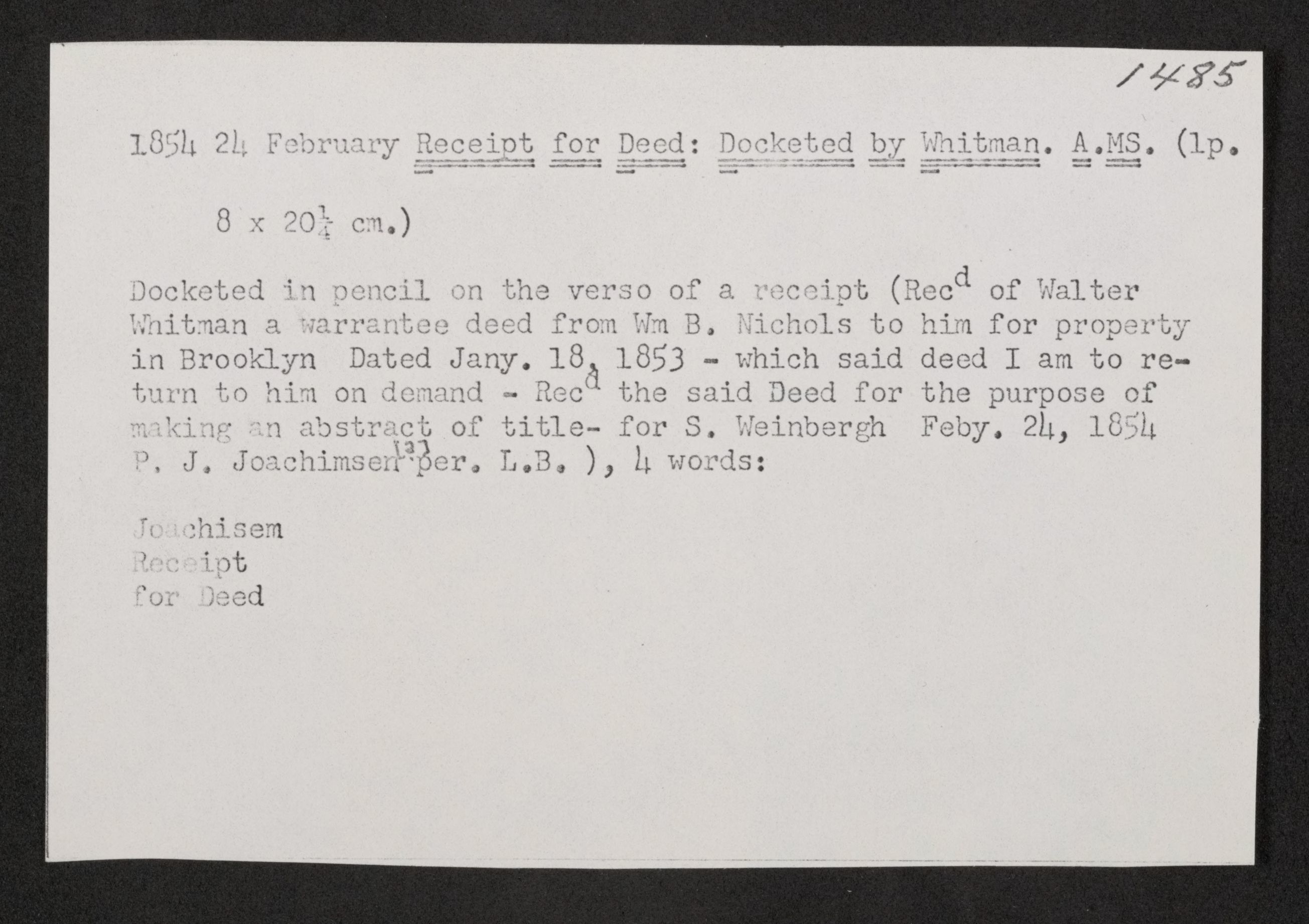 Scanned image of the current content page