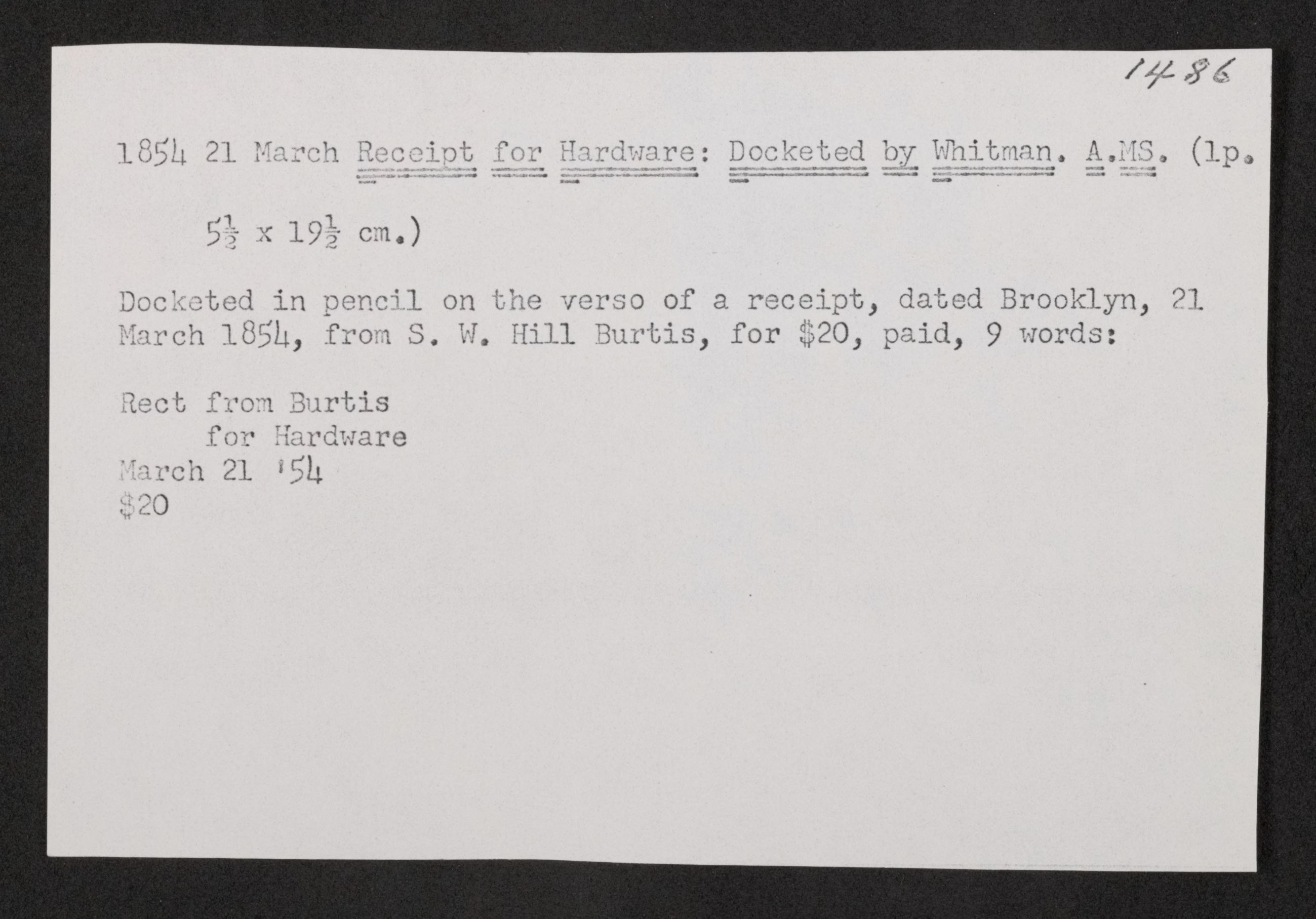 Scanned image of the current content page