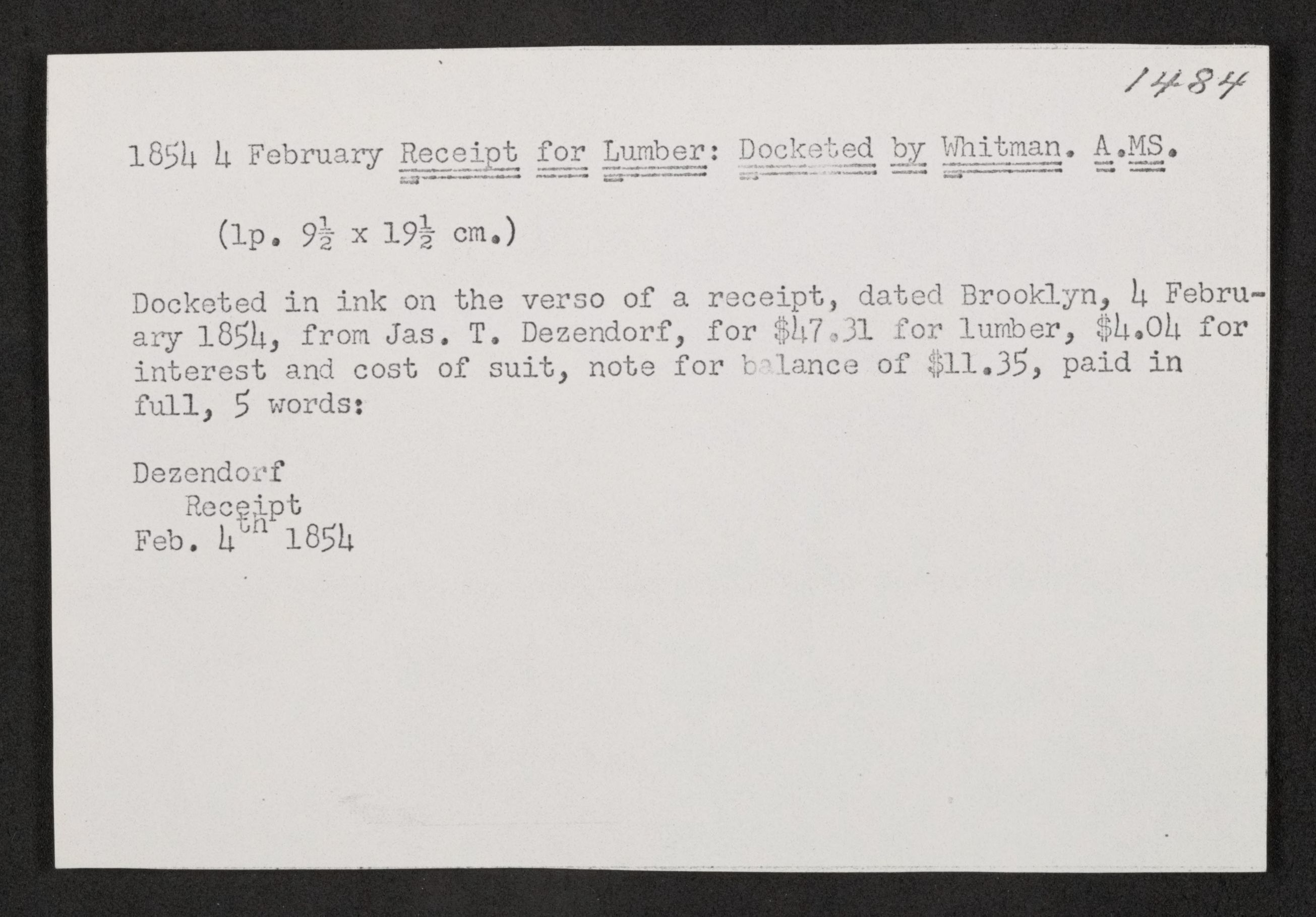 Scanned image of the current content page