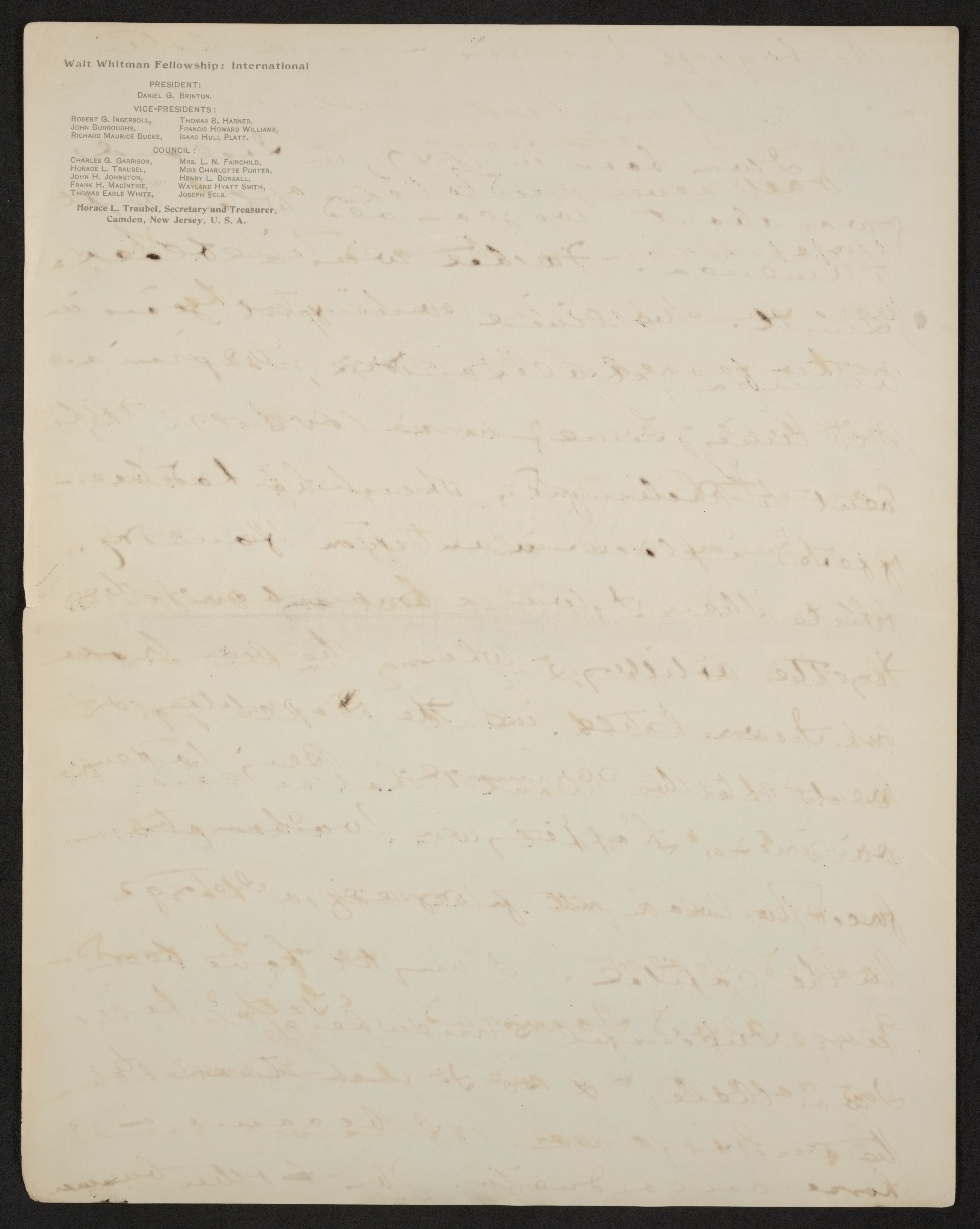 Scanned image of the current content page