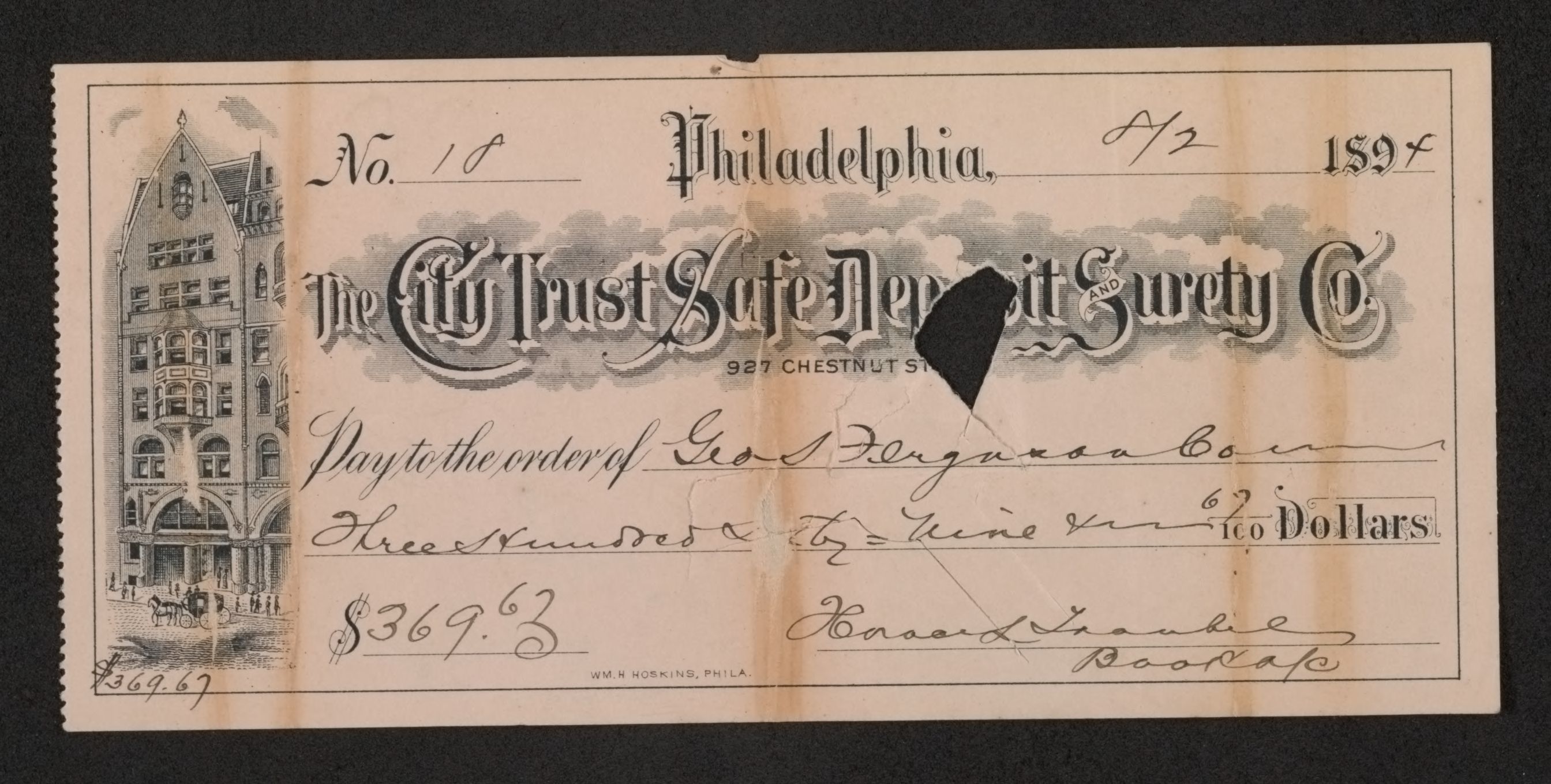 Scanned image of the current content page