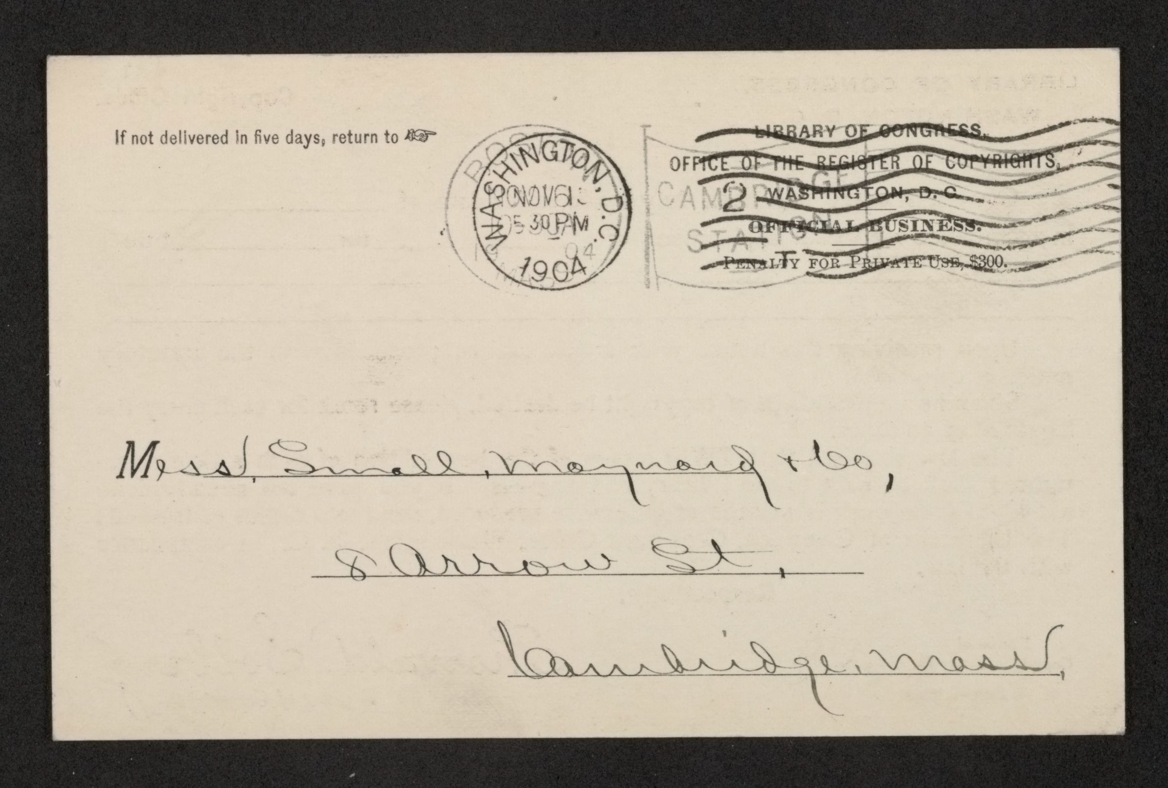 Scanned image of the current content page