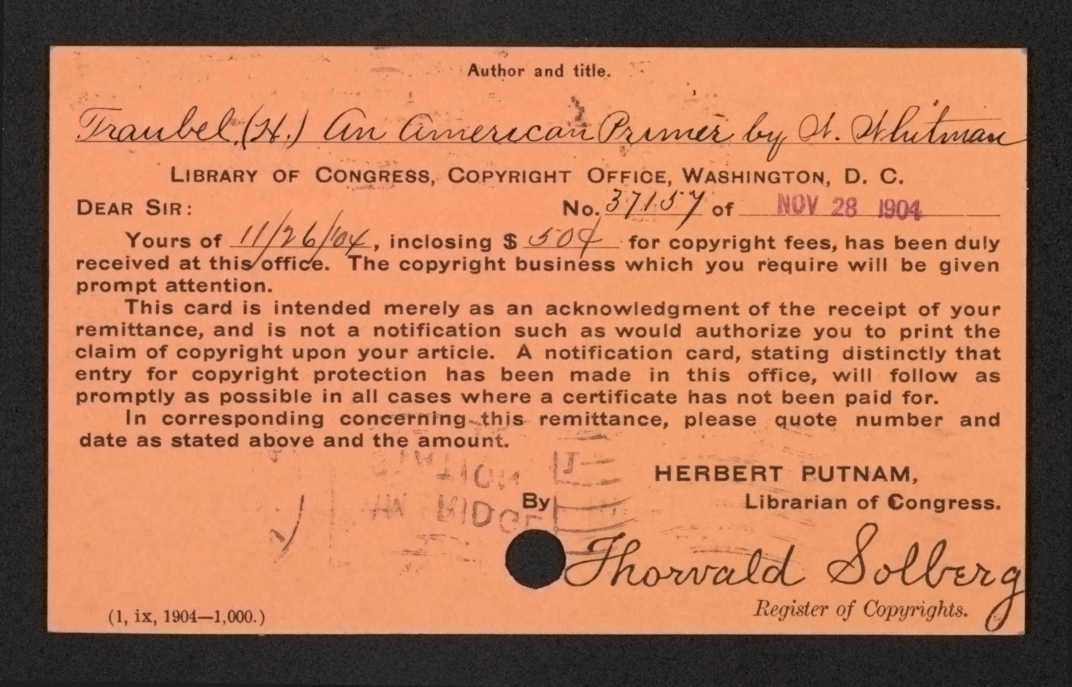 Scanned image of the current content page