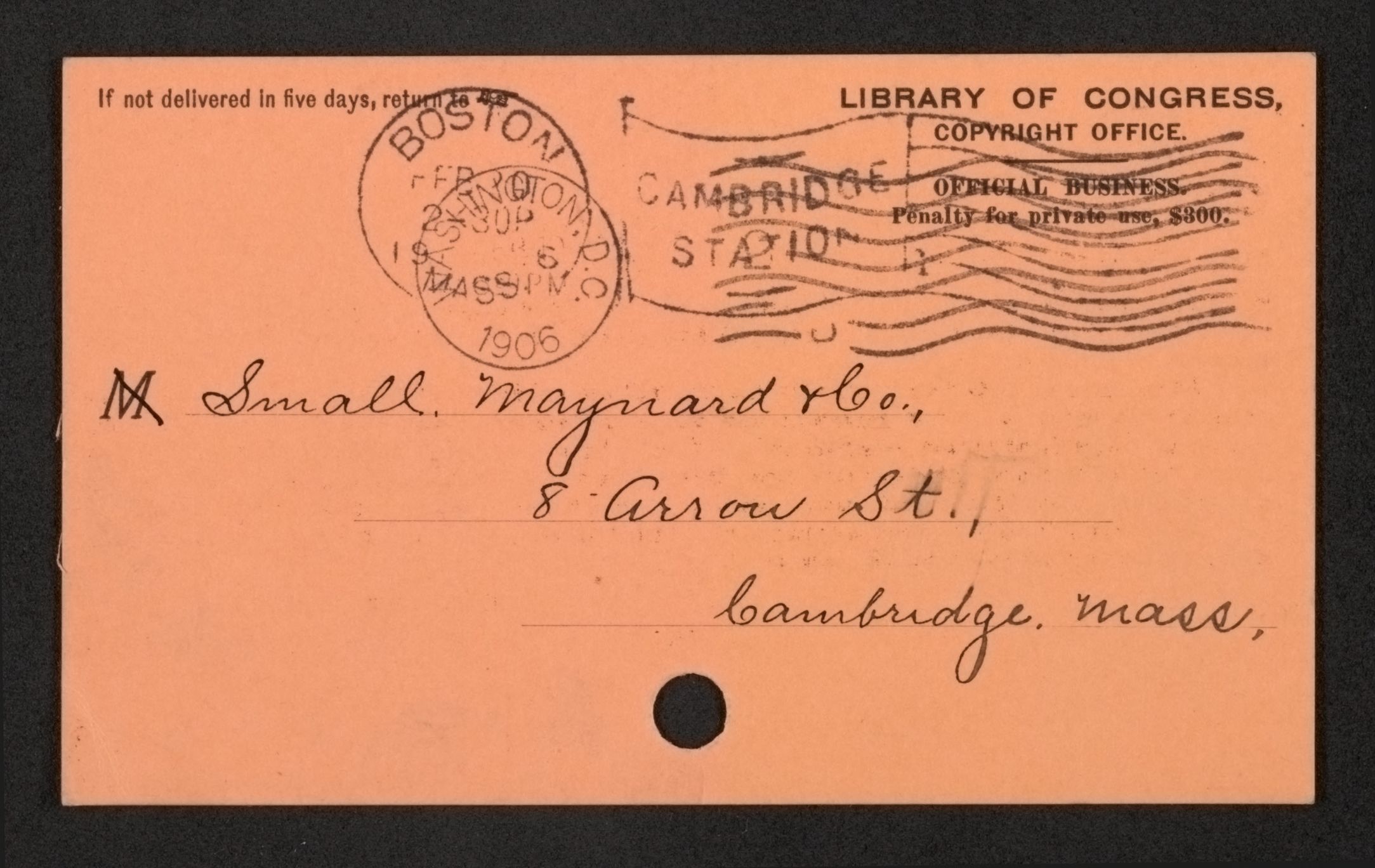 Scanned image of the current content page