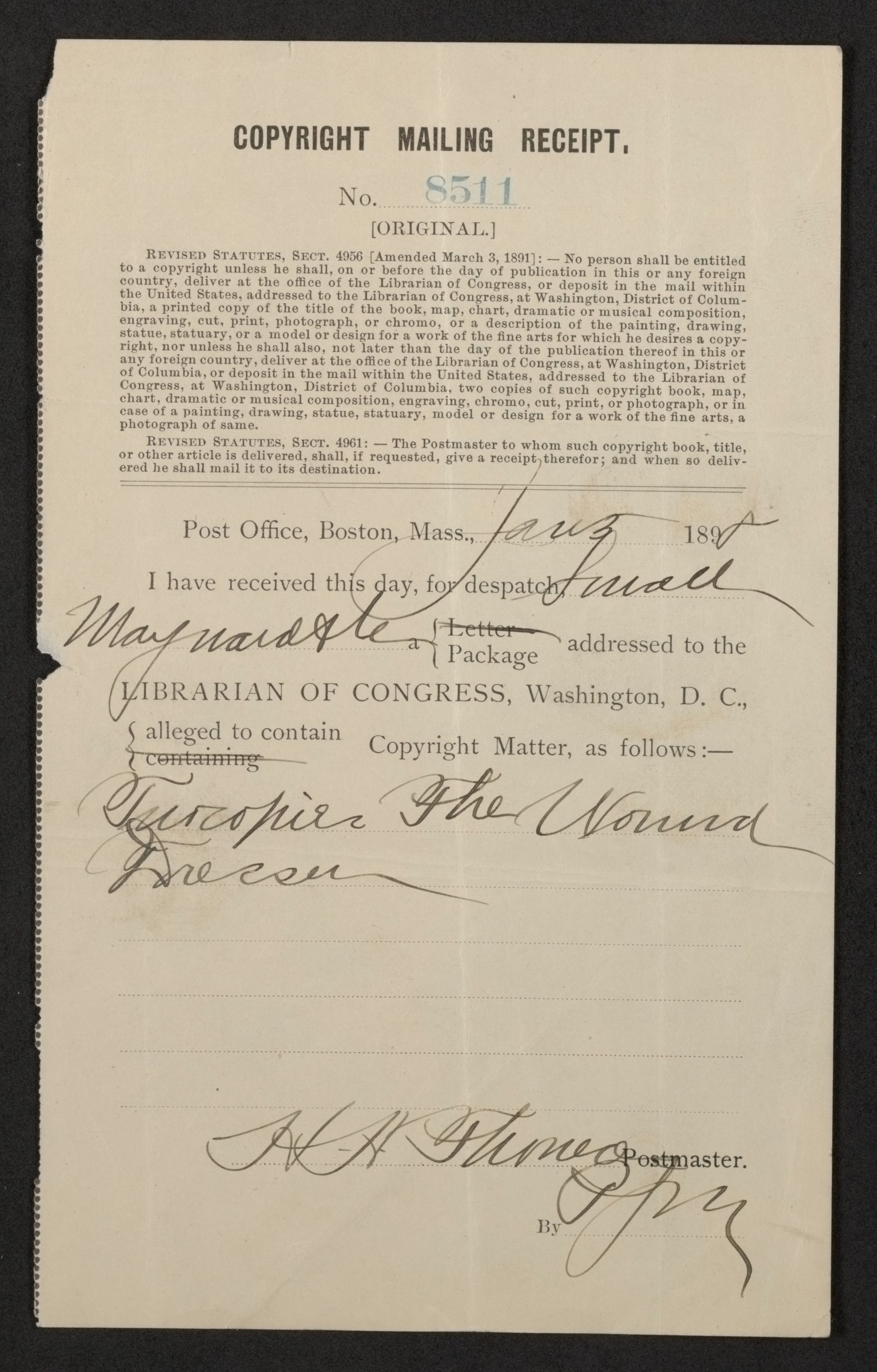 Scanned image of the current content page