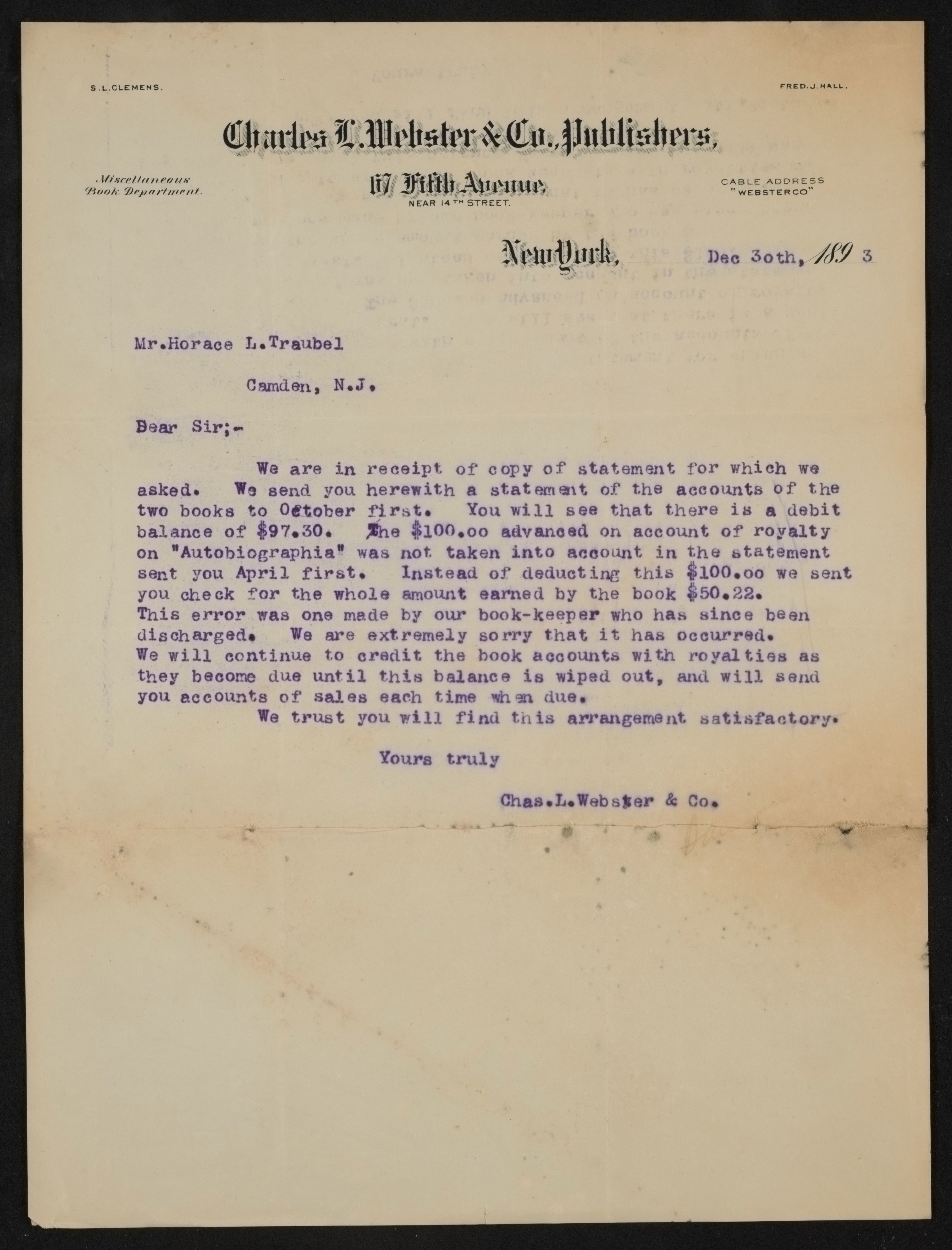 Scanned image of the current content page