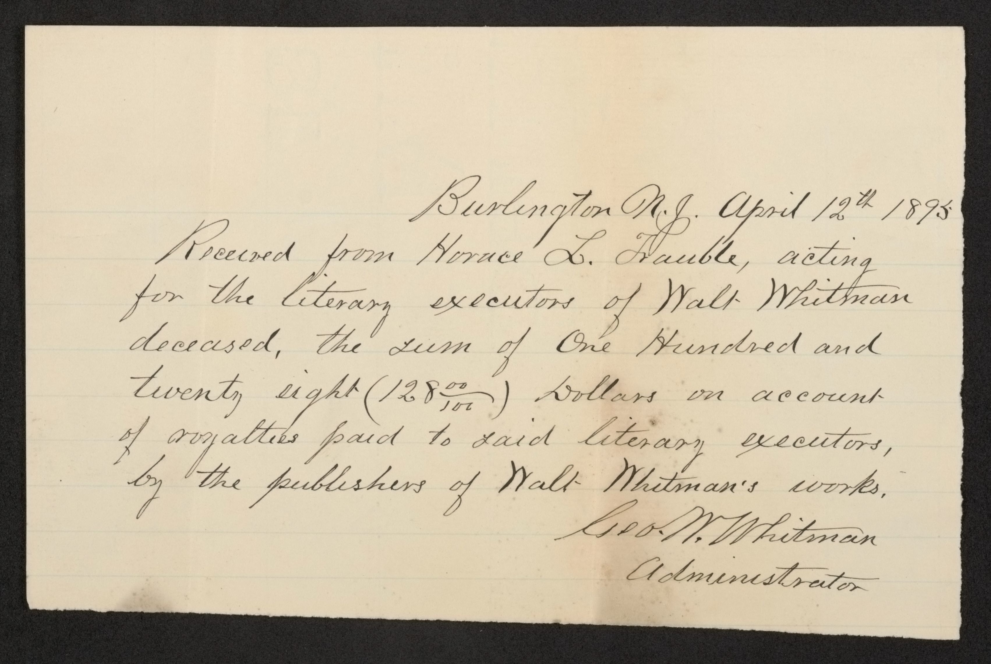 Scanned image of the current content page