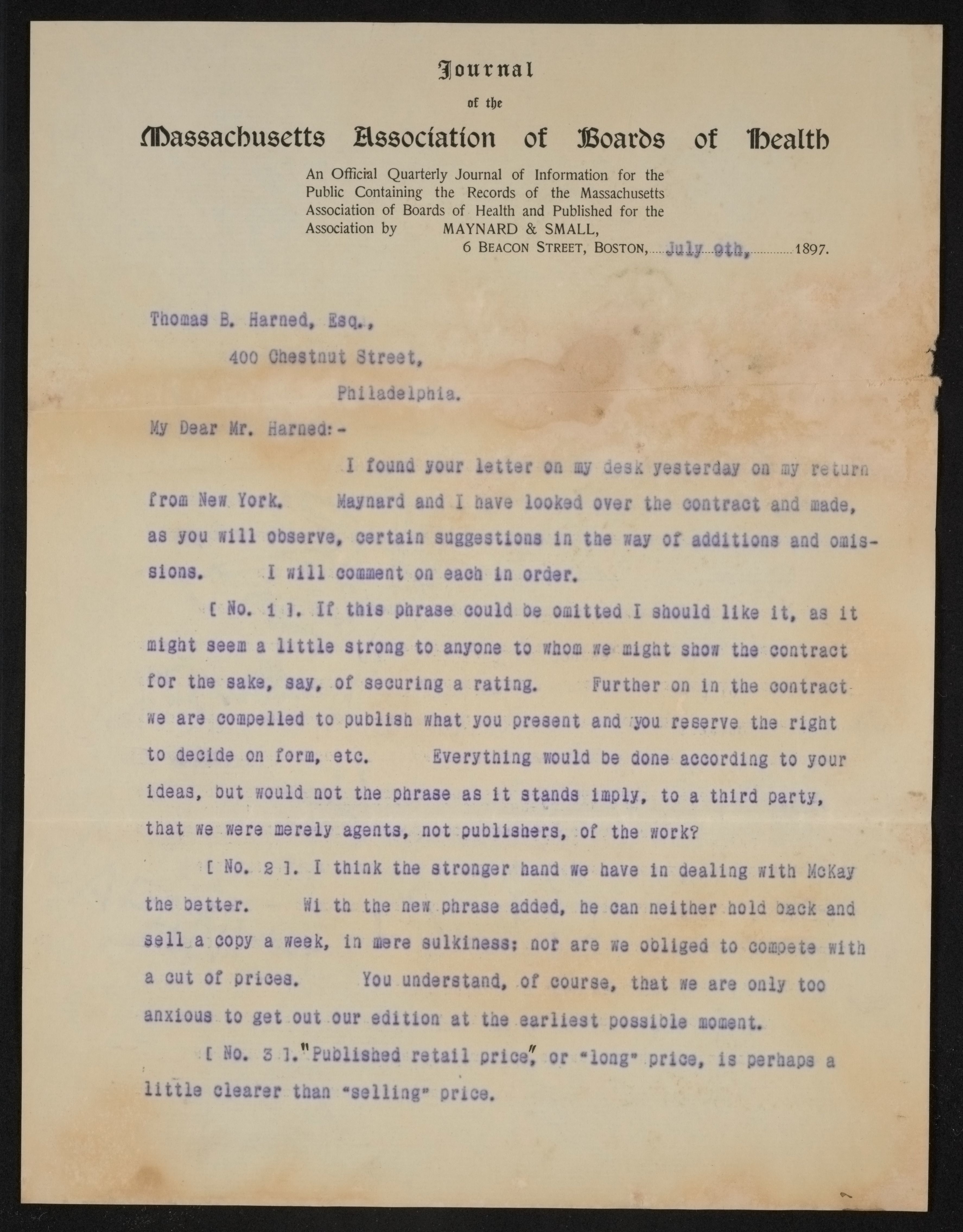 Scanned image of the current content page