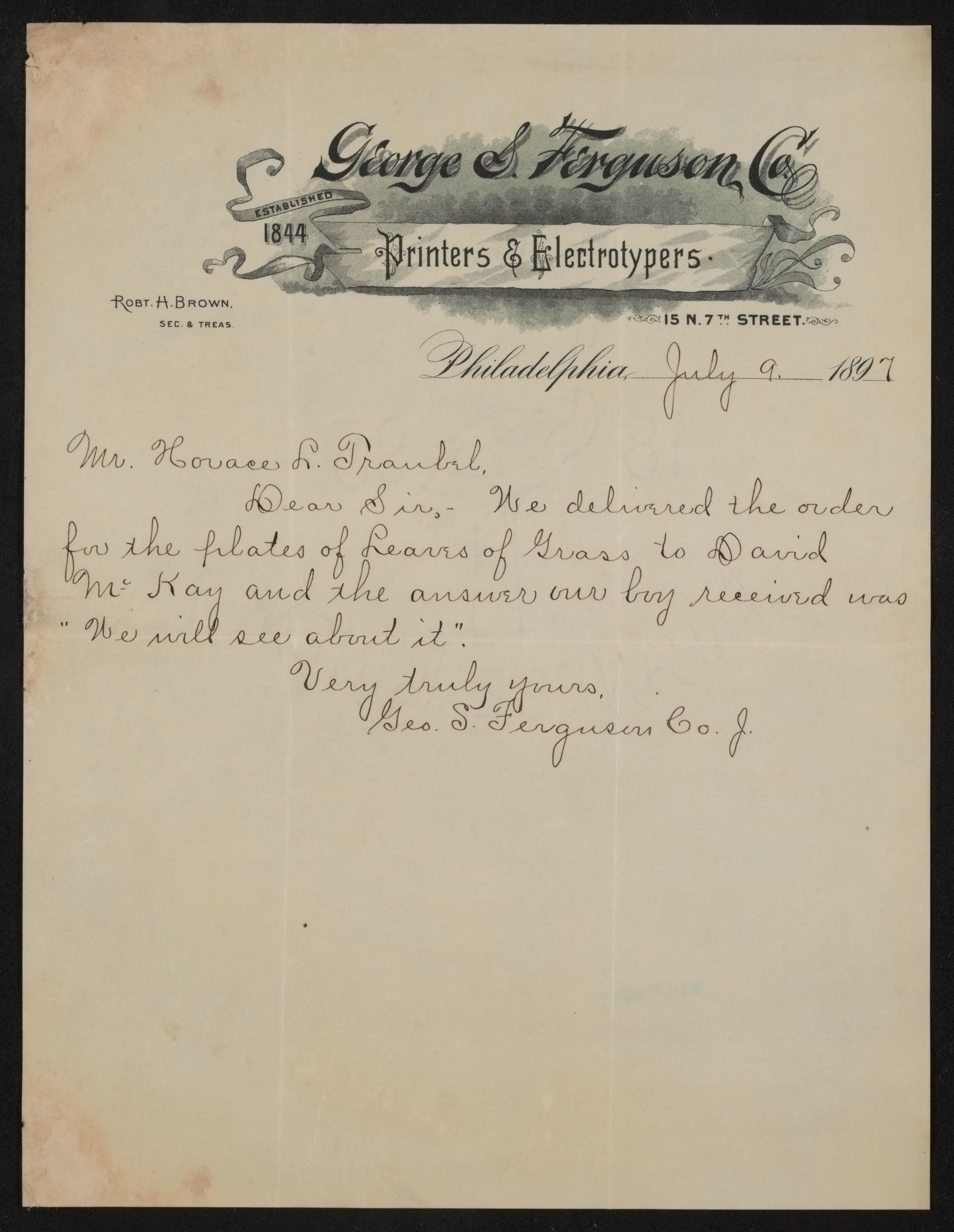 Scanned image of the current content page