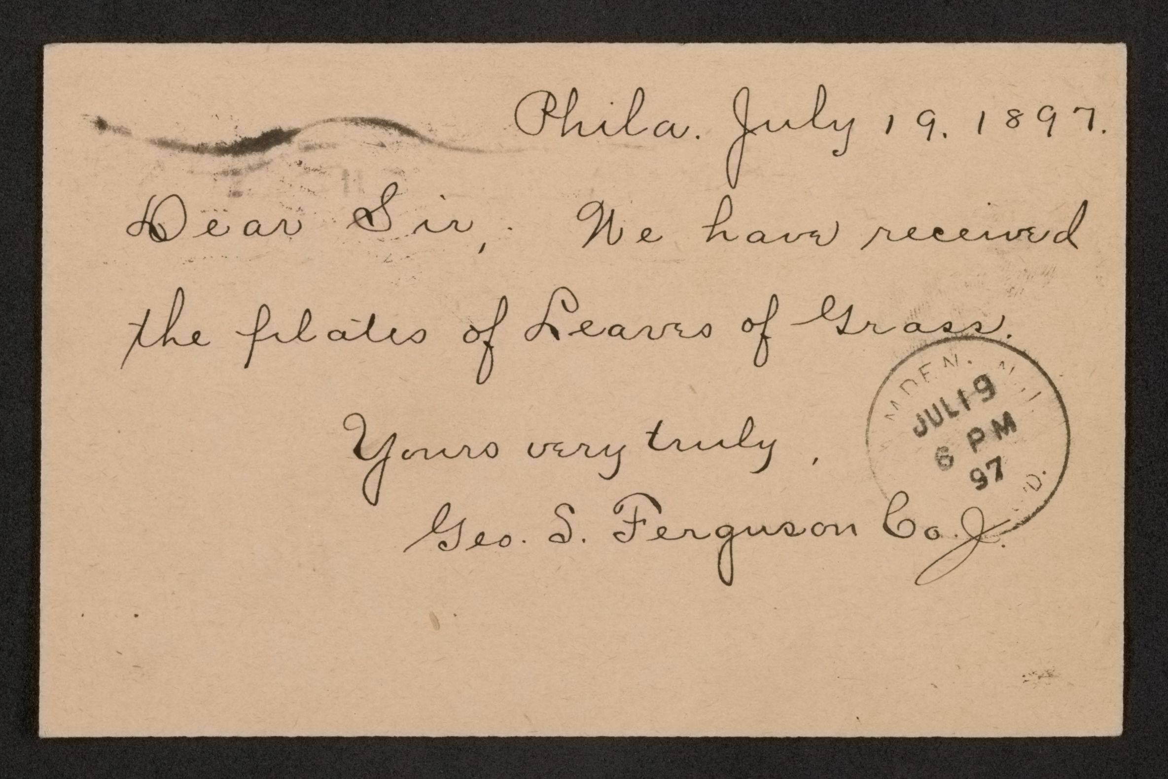 Scanned image of the current content page