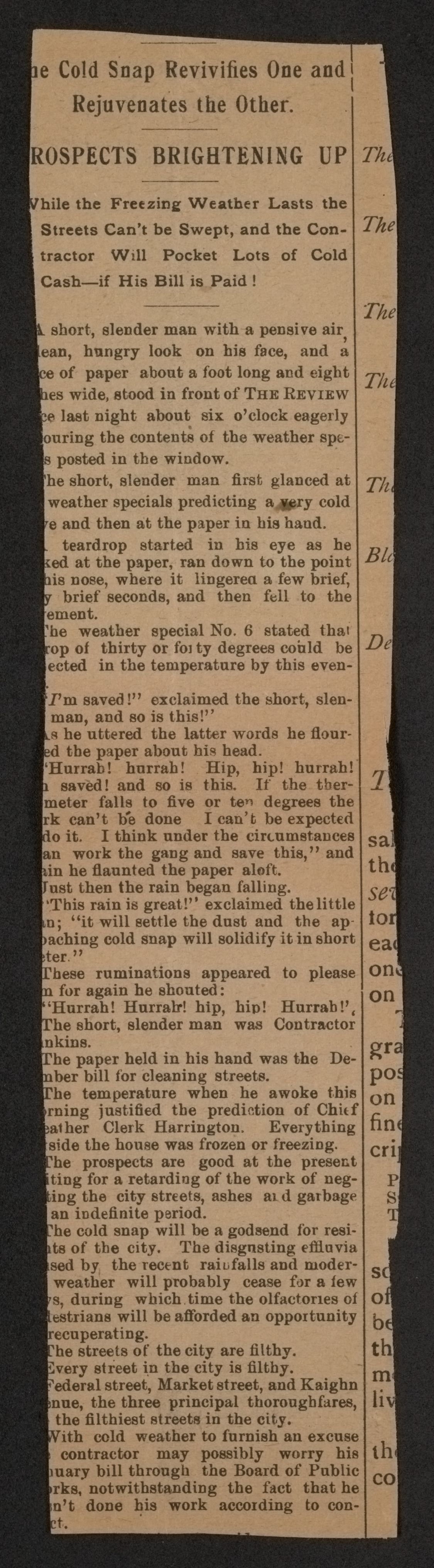 Scanned image of the current content page
