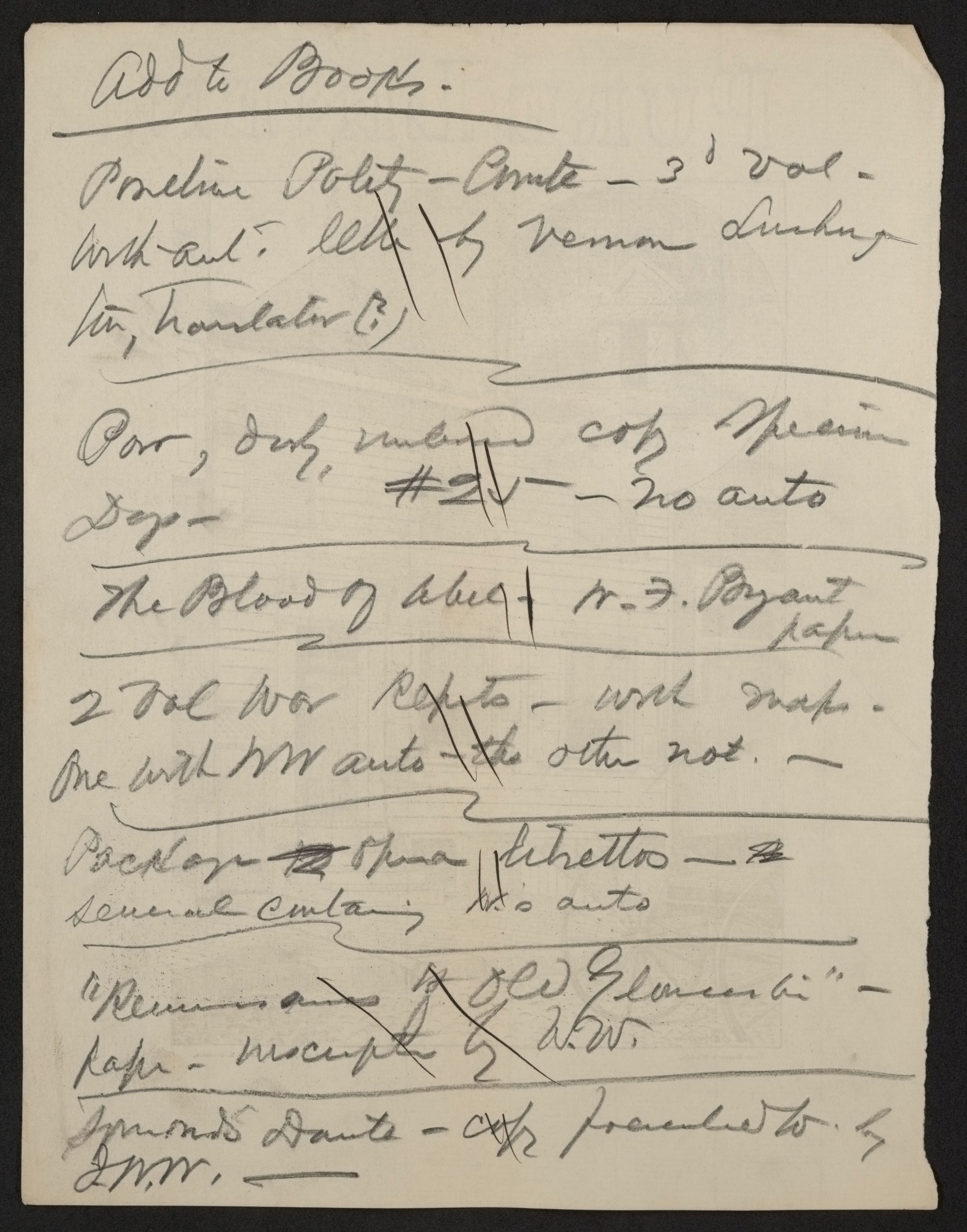 Scanned image of the current content page