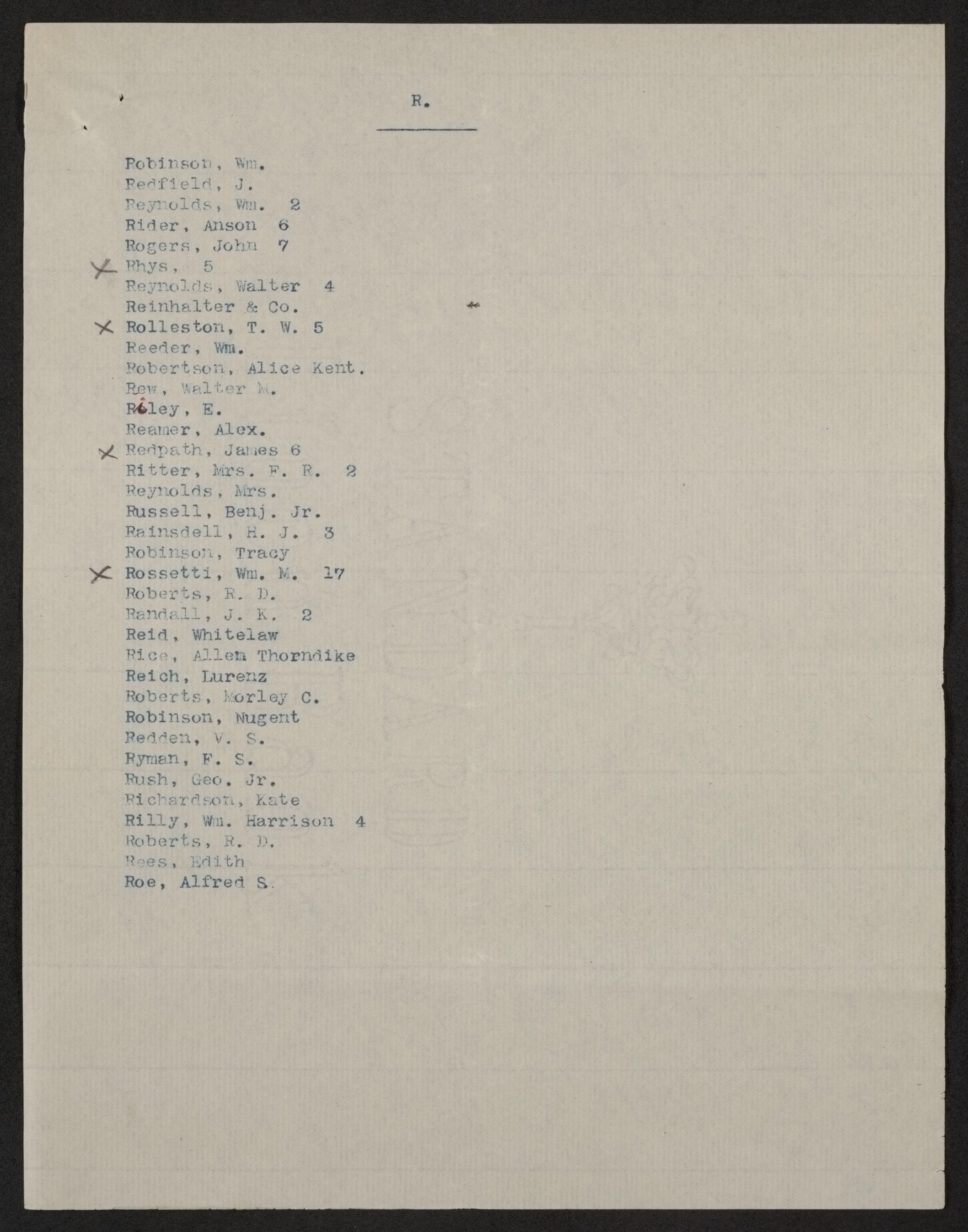 Scanned image of the current content page