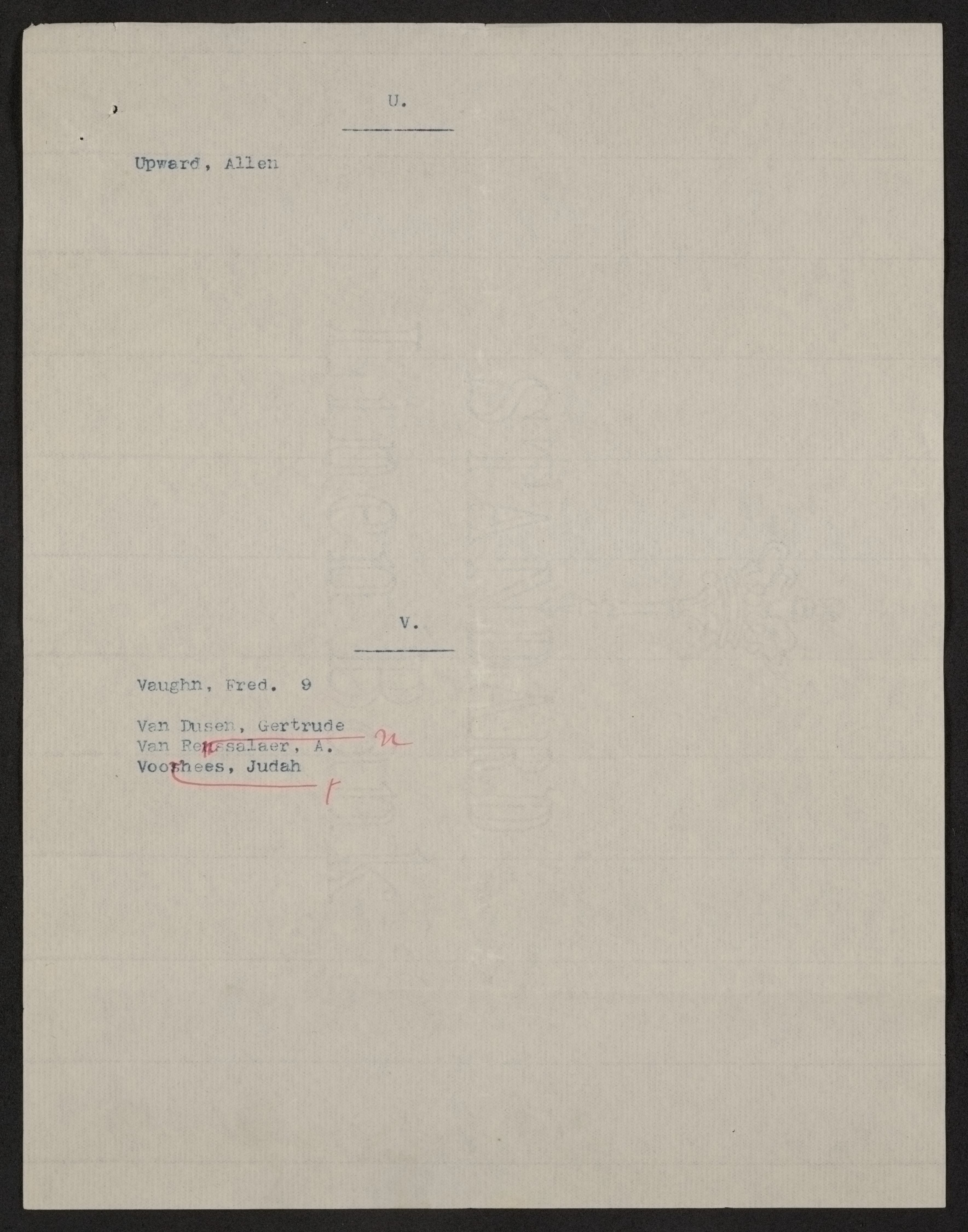 Scanned image of the current content page