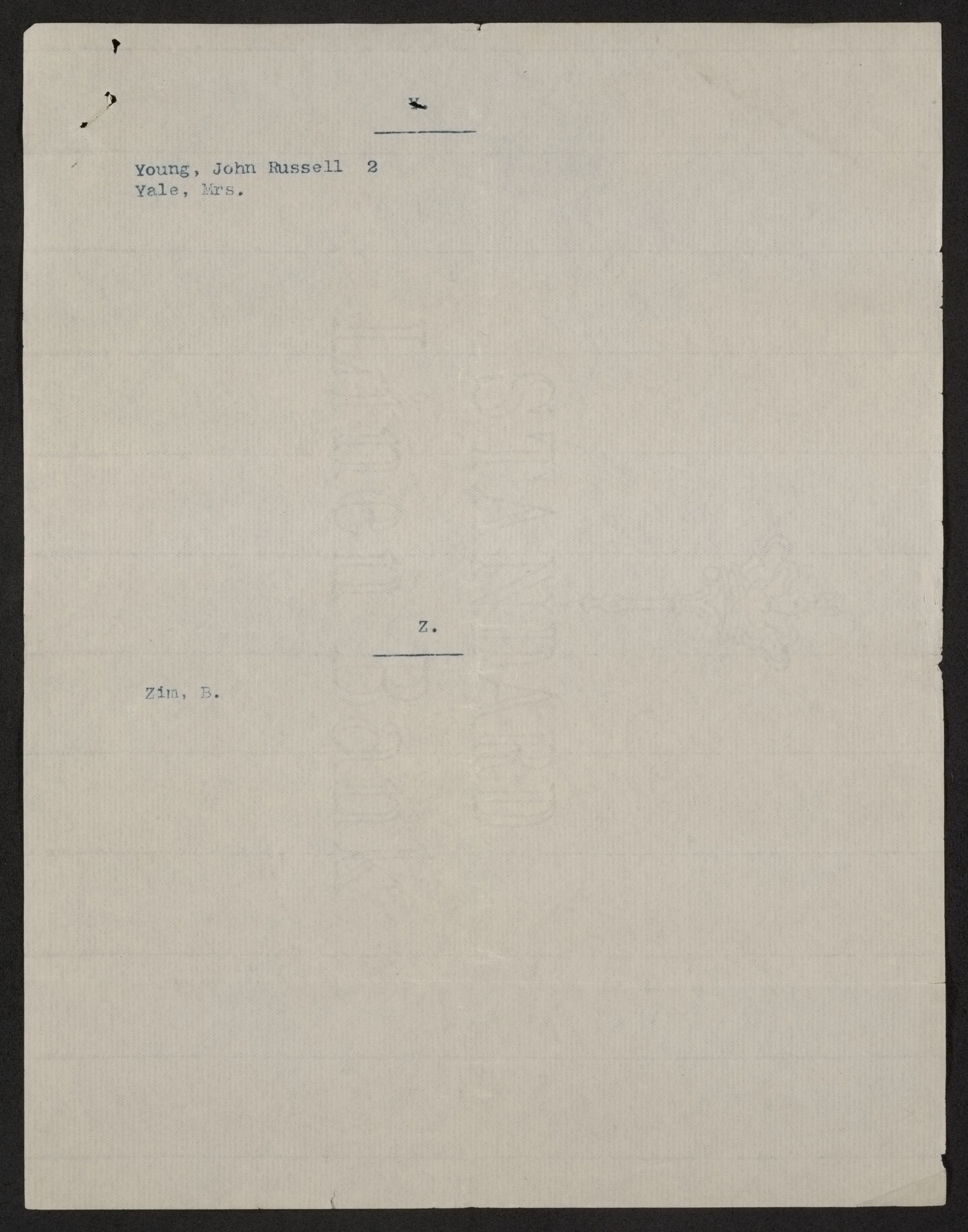 Scanned image of the current content page