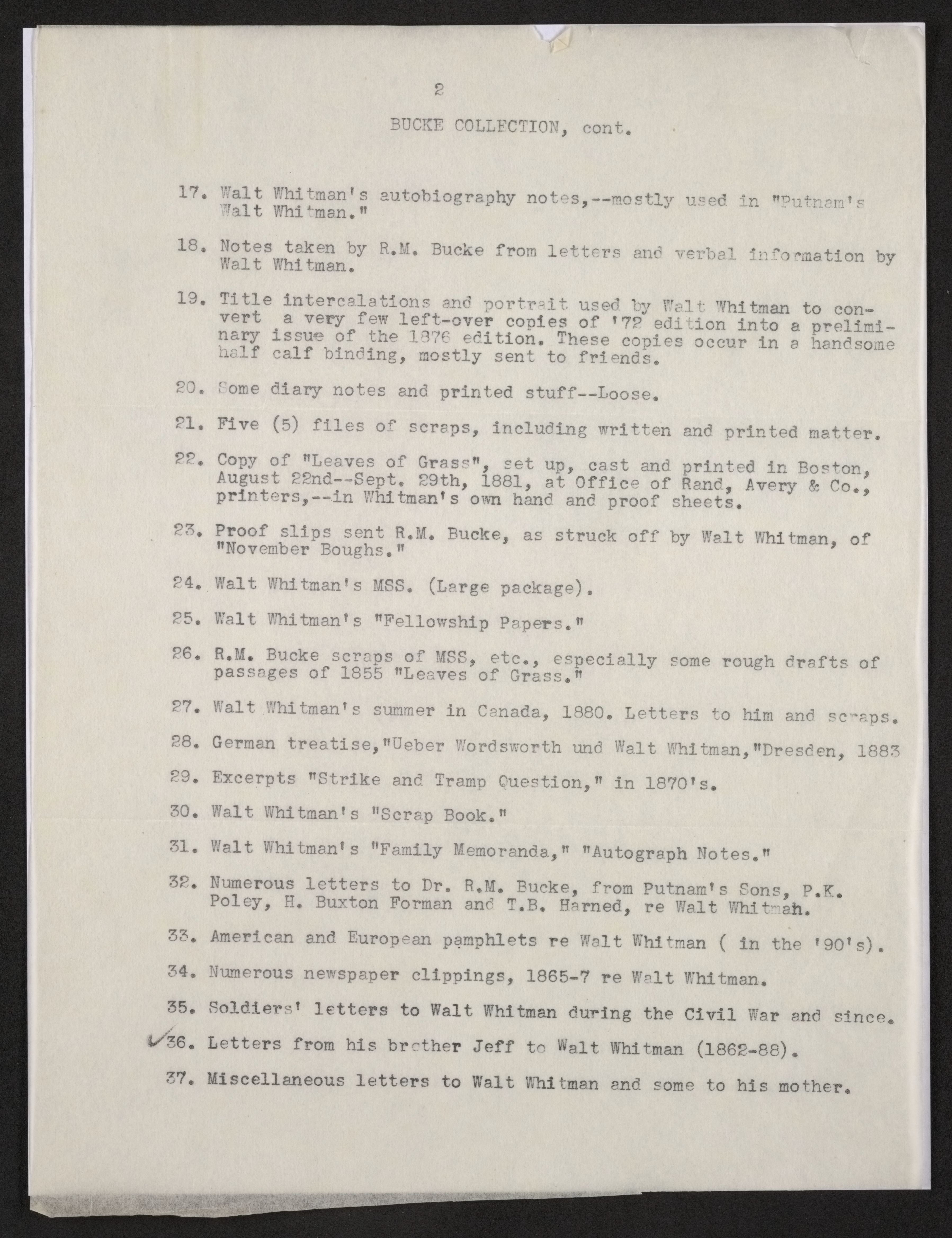 Scanned image of the current content page