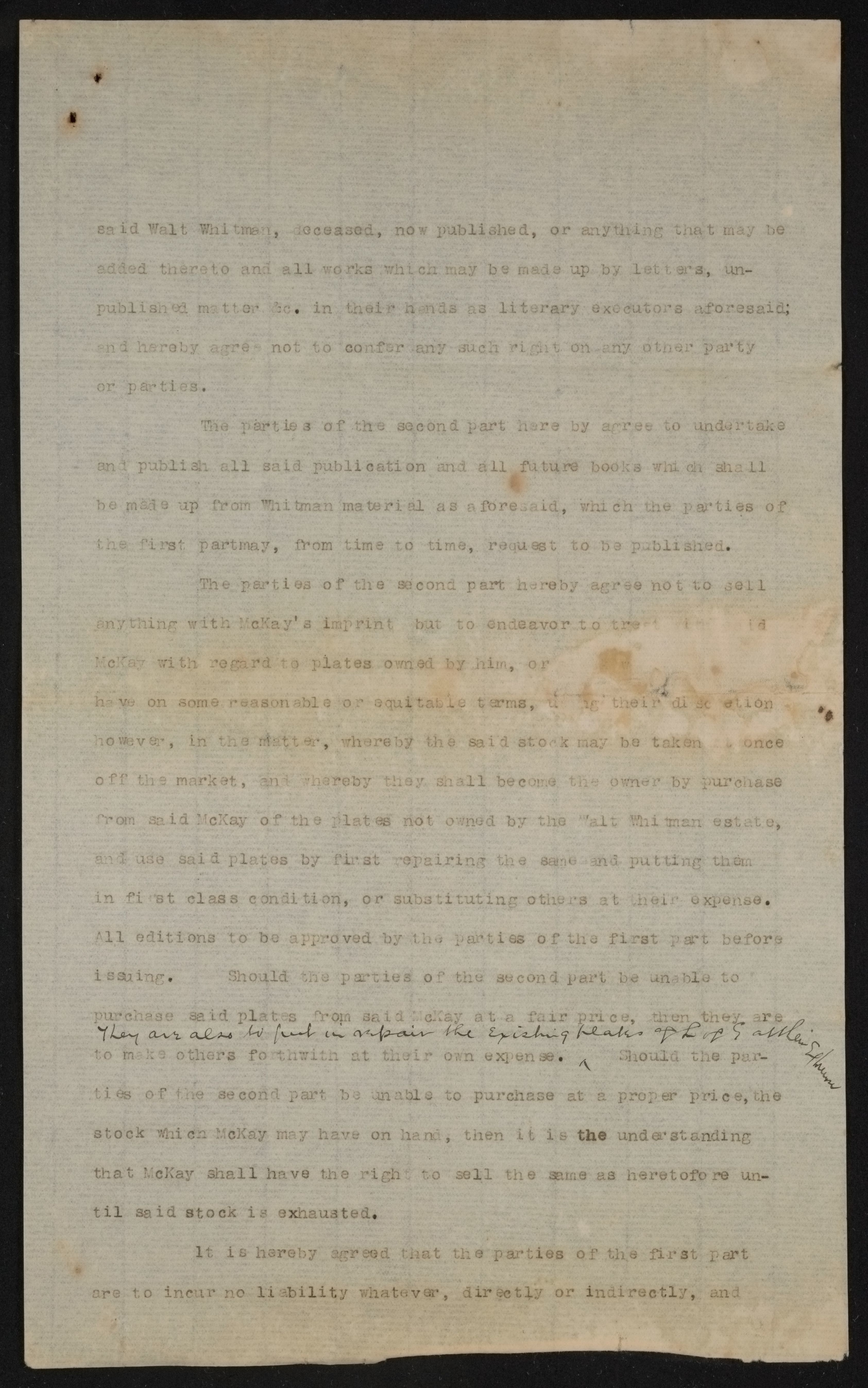 Scanned image of the current content page