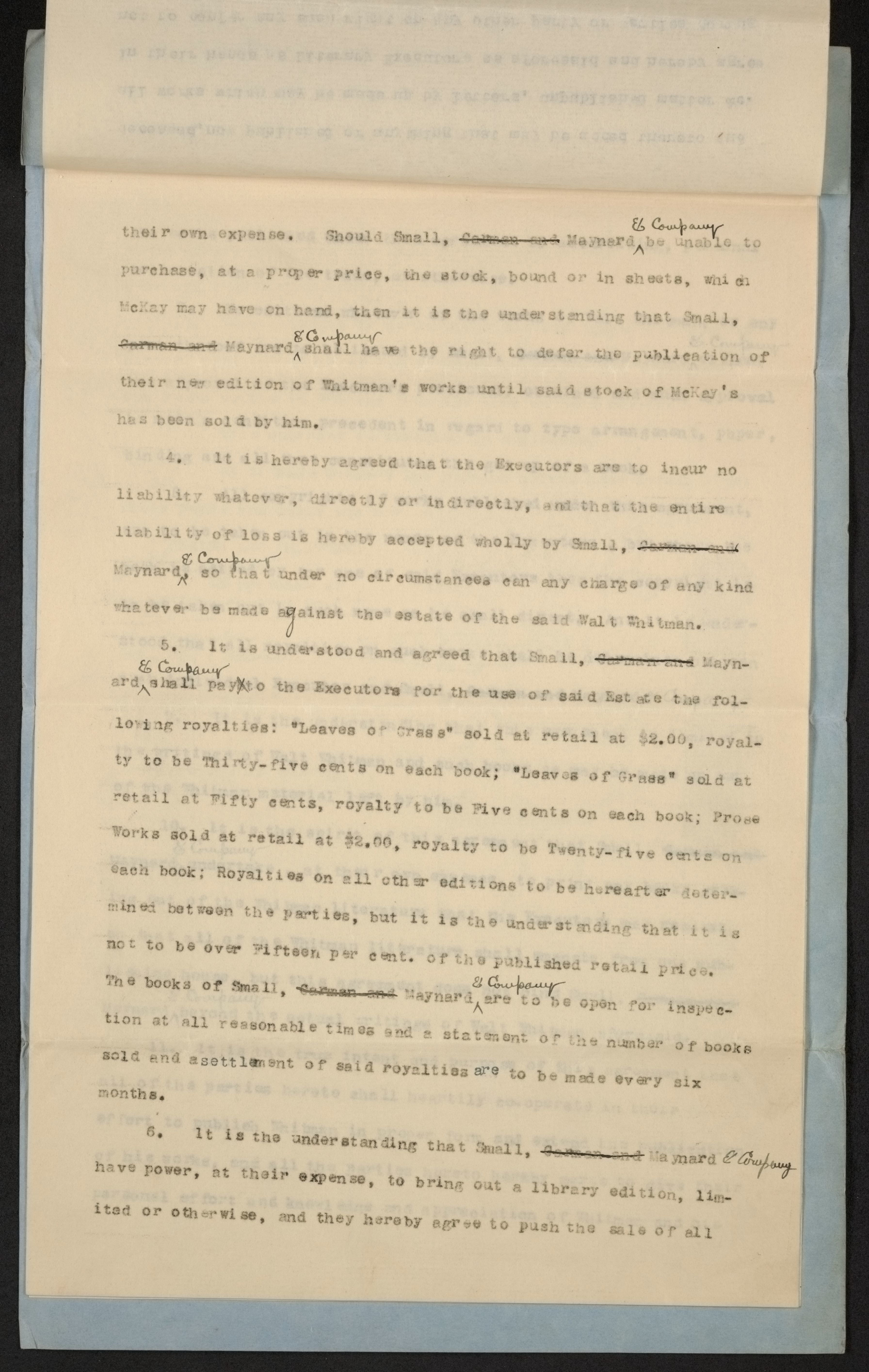 Scanned image of the current content page