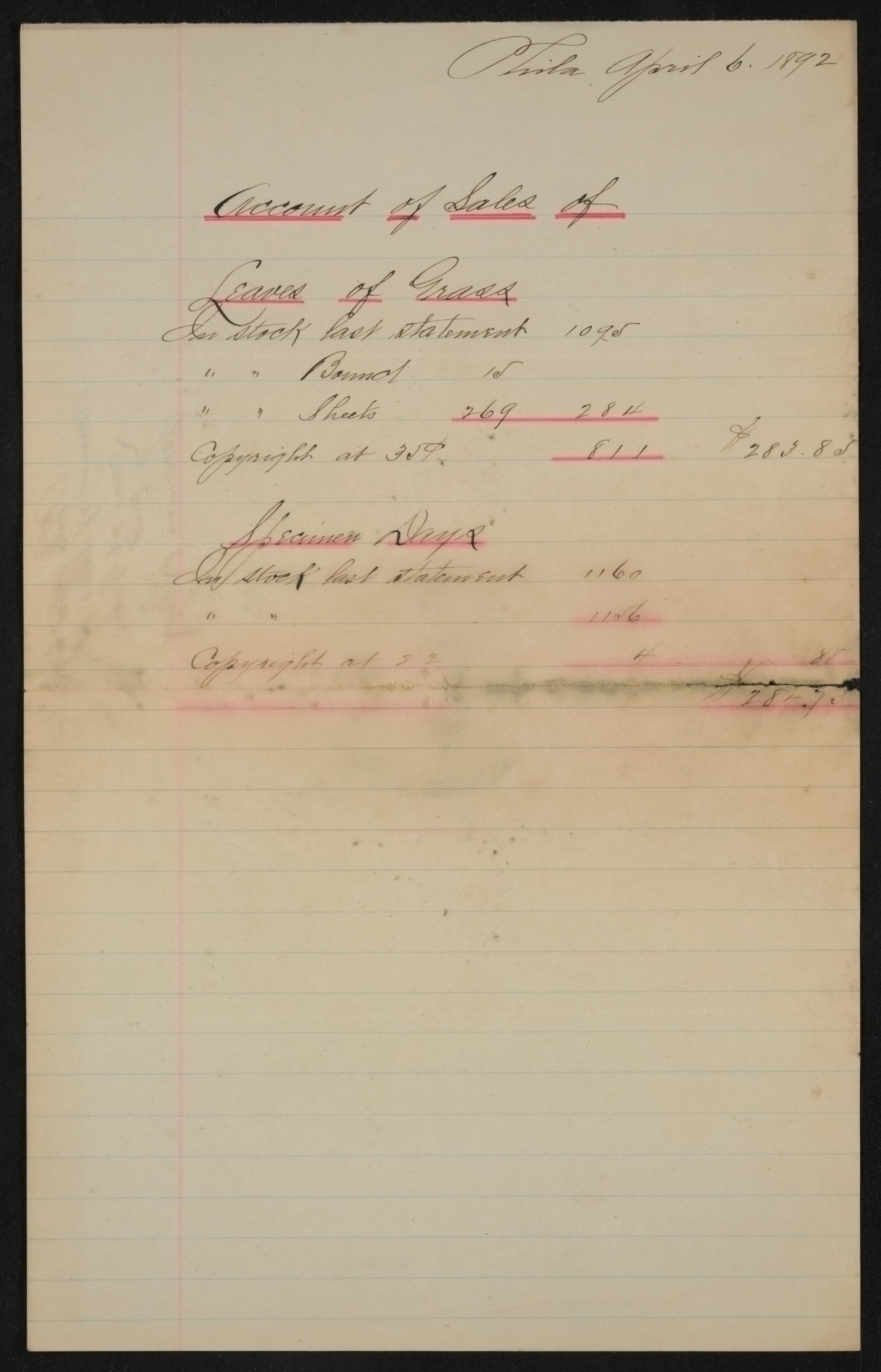 Scanned image of the current content page