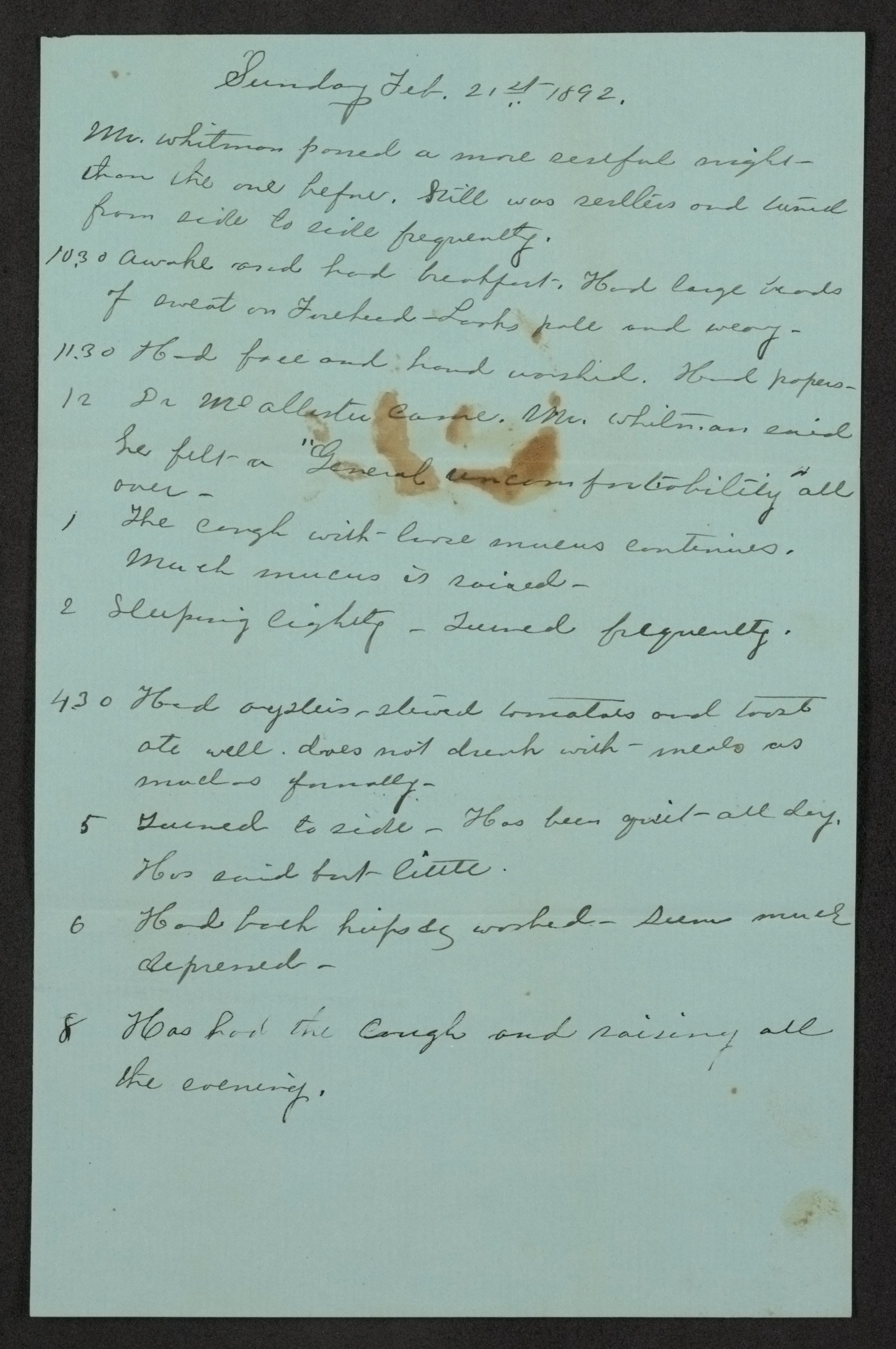 Scanned image of the current content page