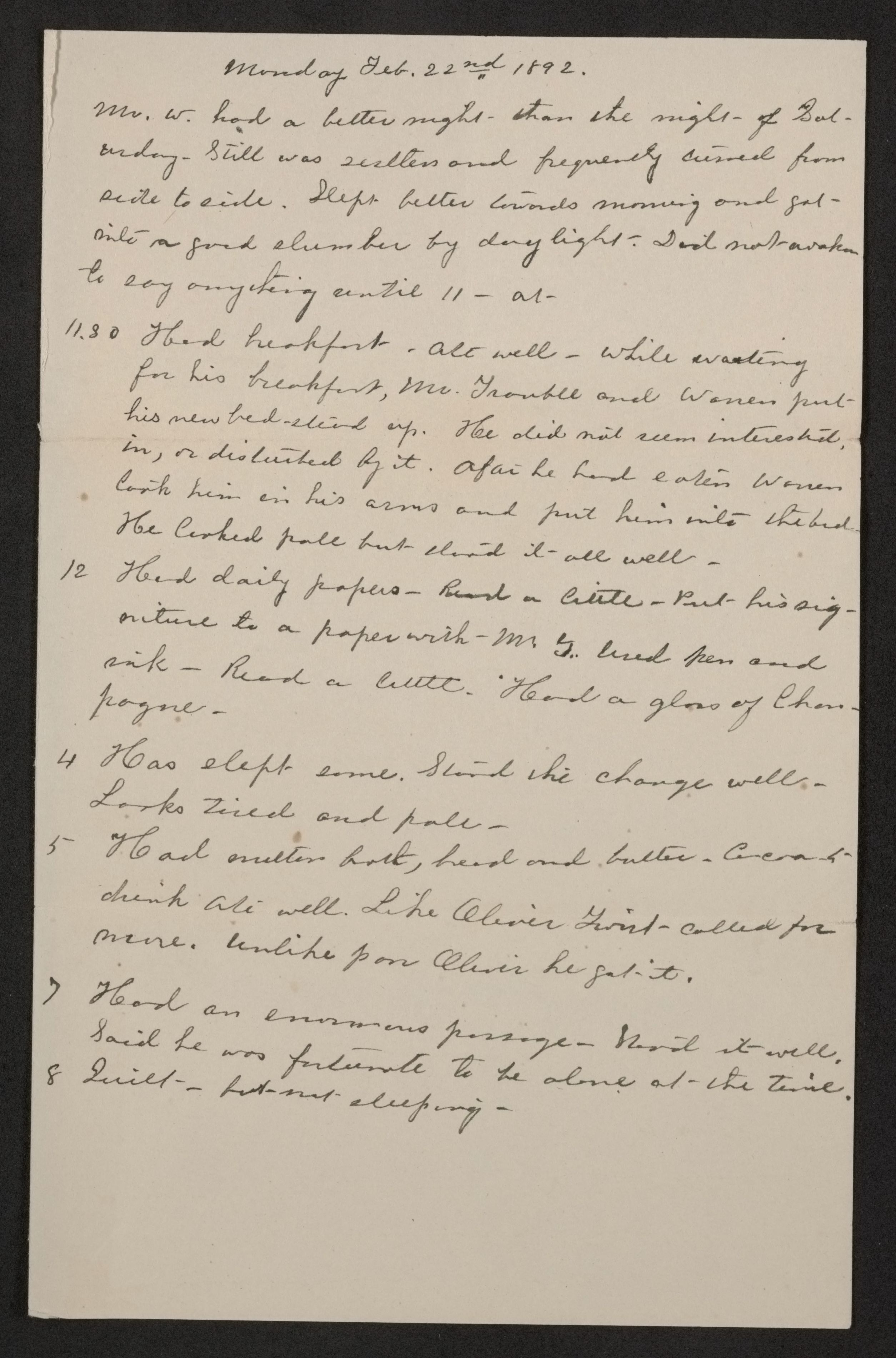 Scanned image of the current content page