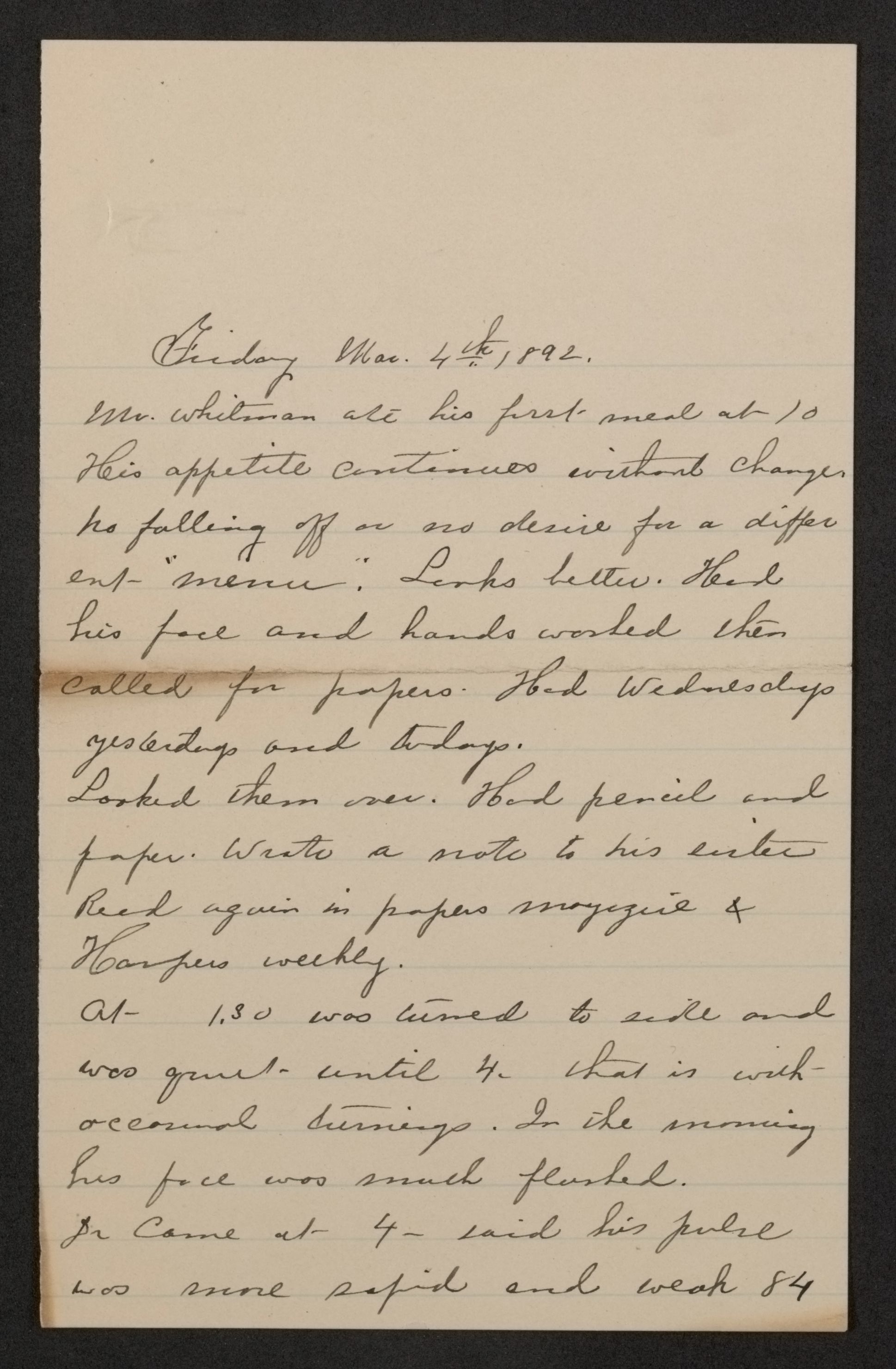 Scanned image of the current content page