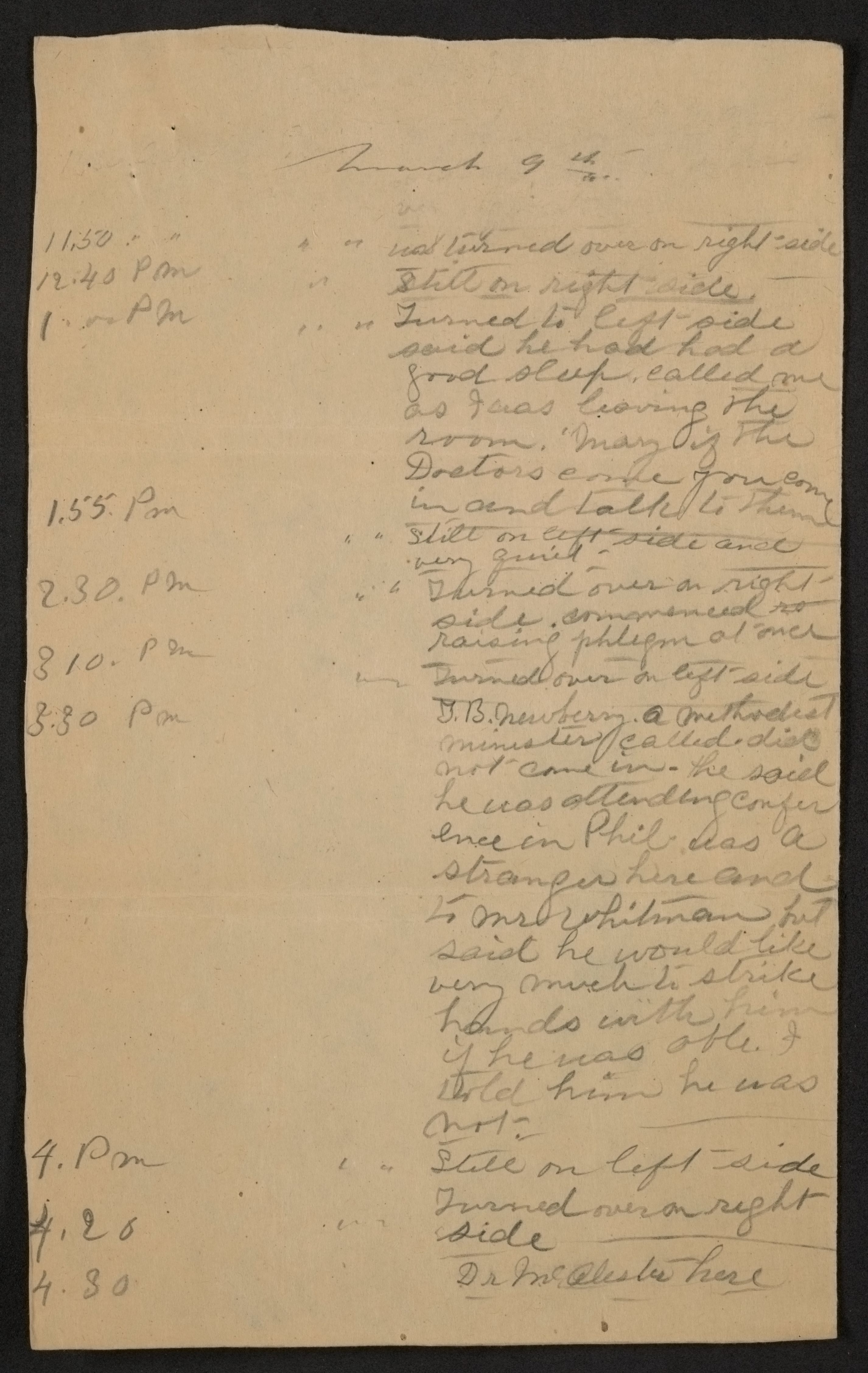 Scanned image of the current content page