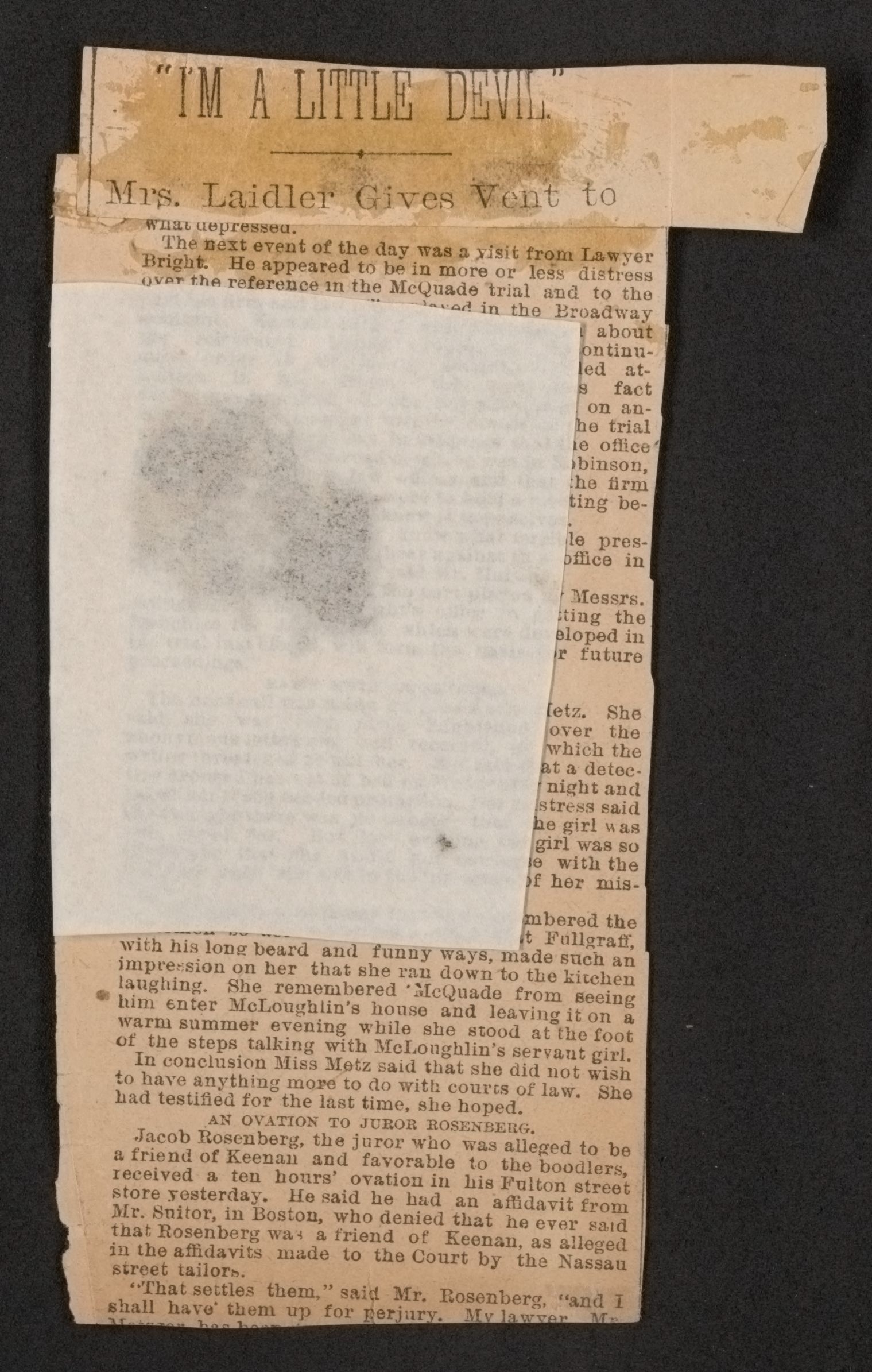 Scanned image of the current content page