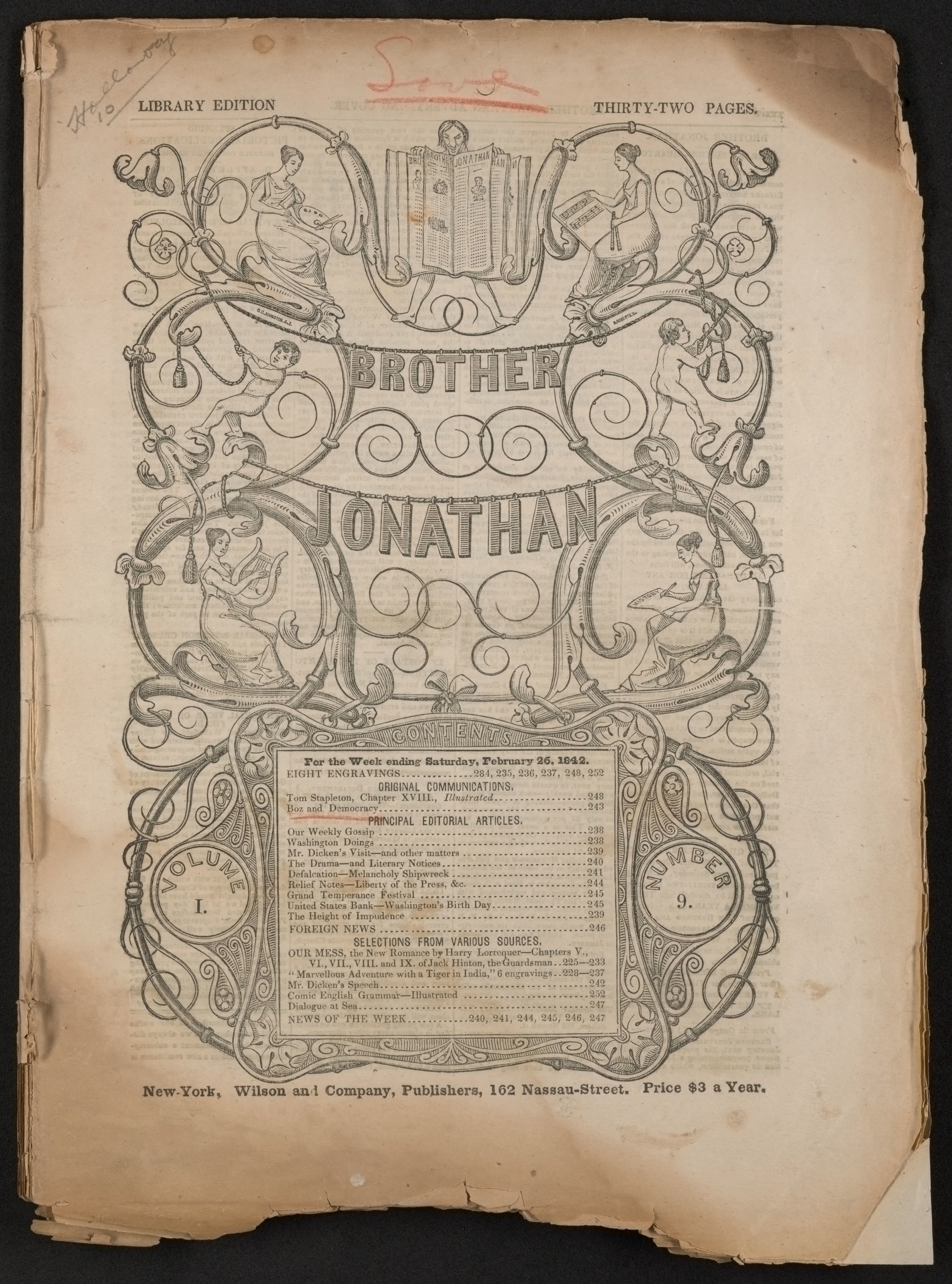 Scanned image of the current content page