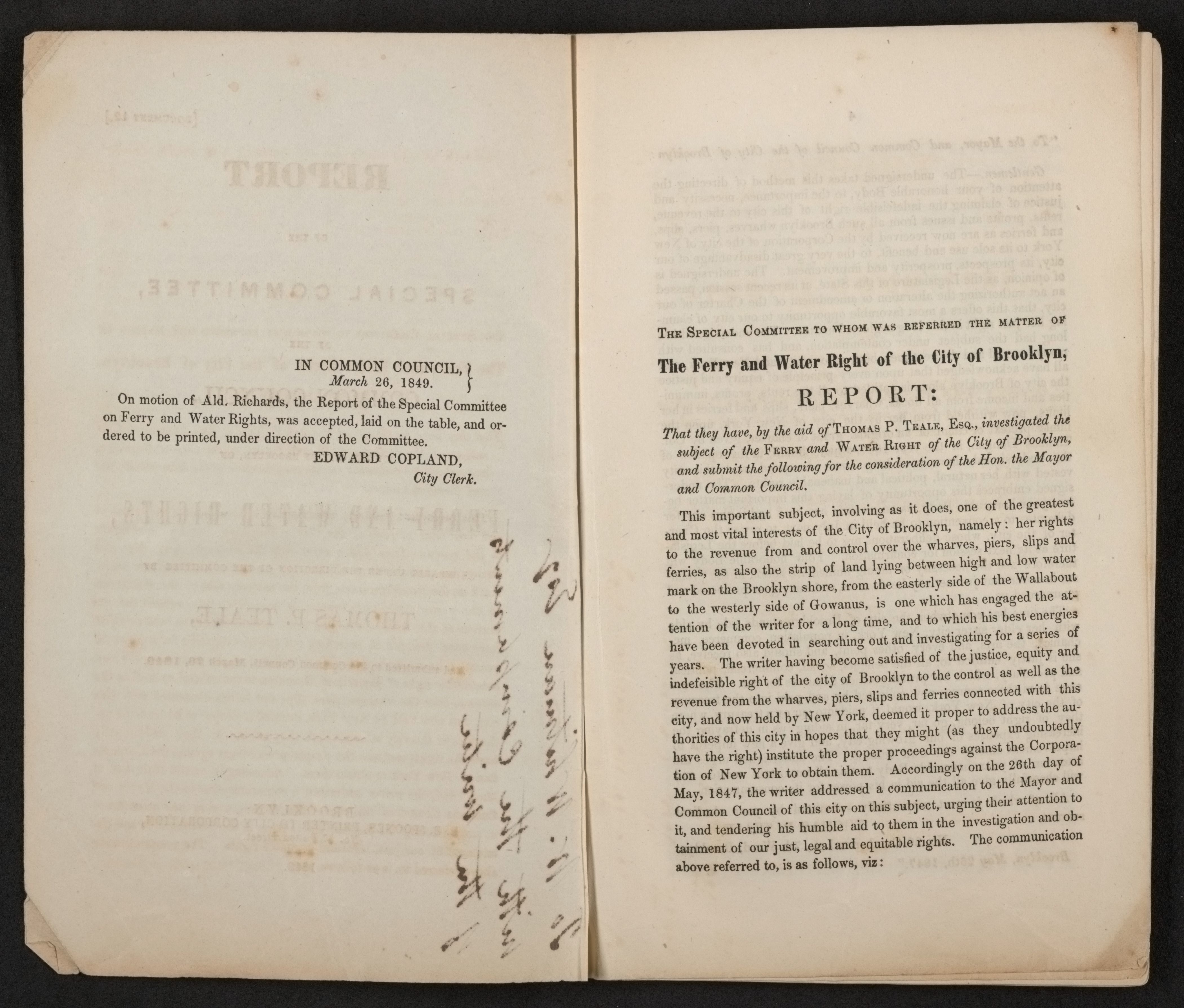 Scanned image of the current content page