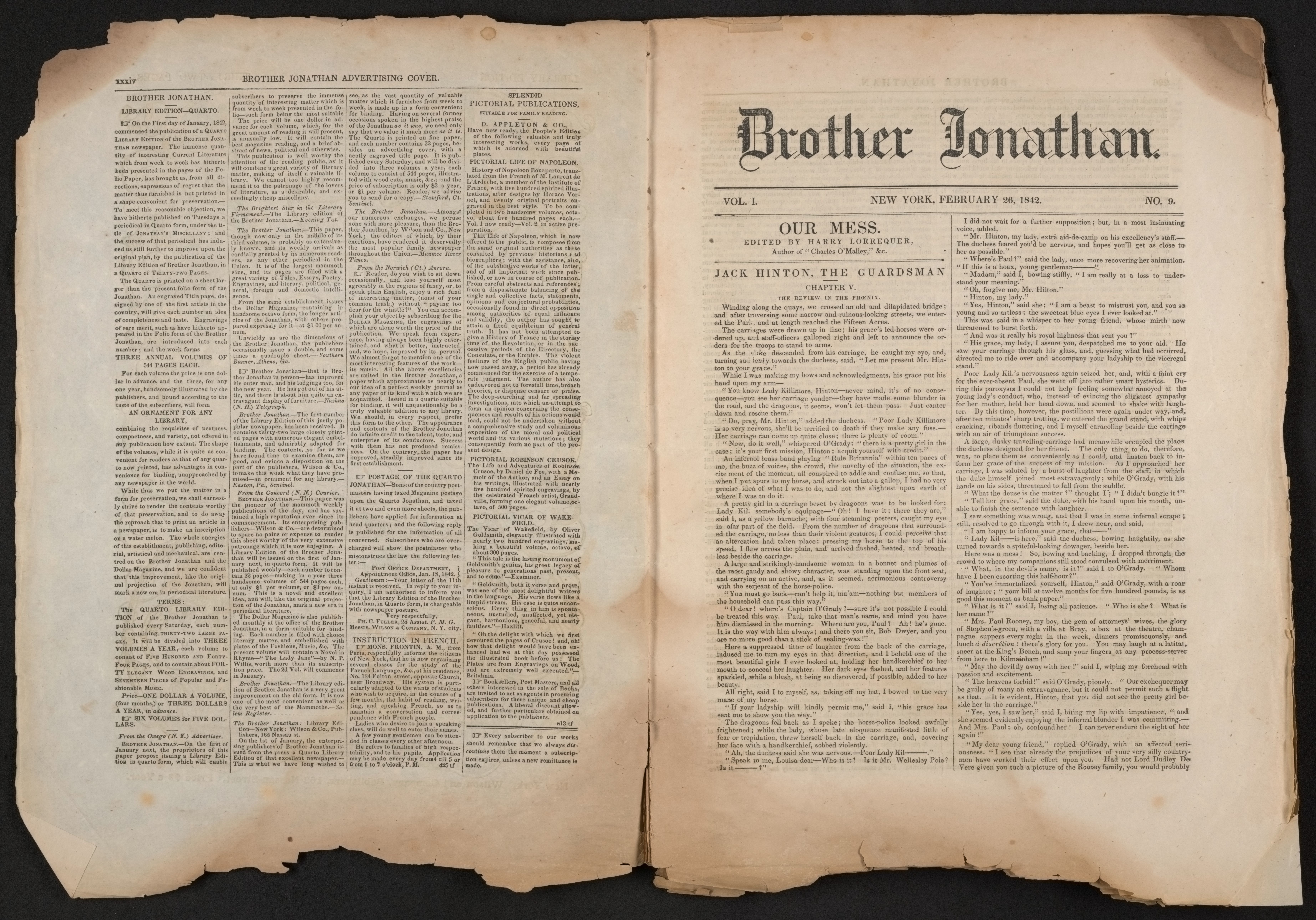 Scanned image of the current content page