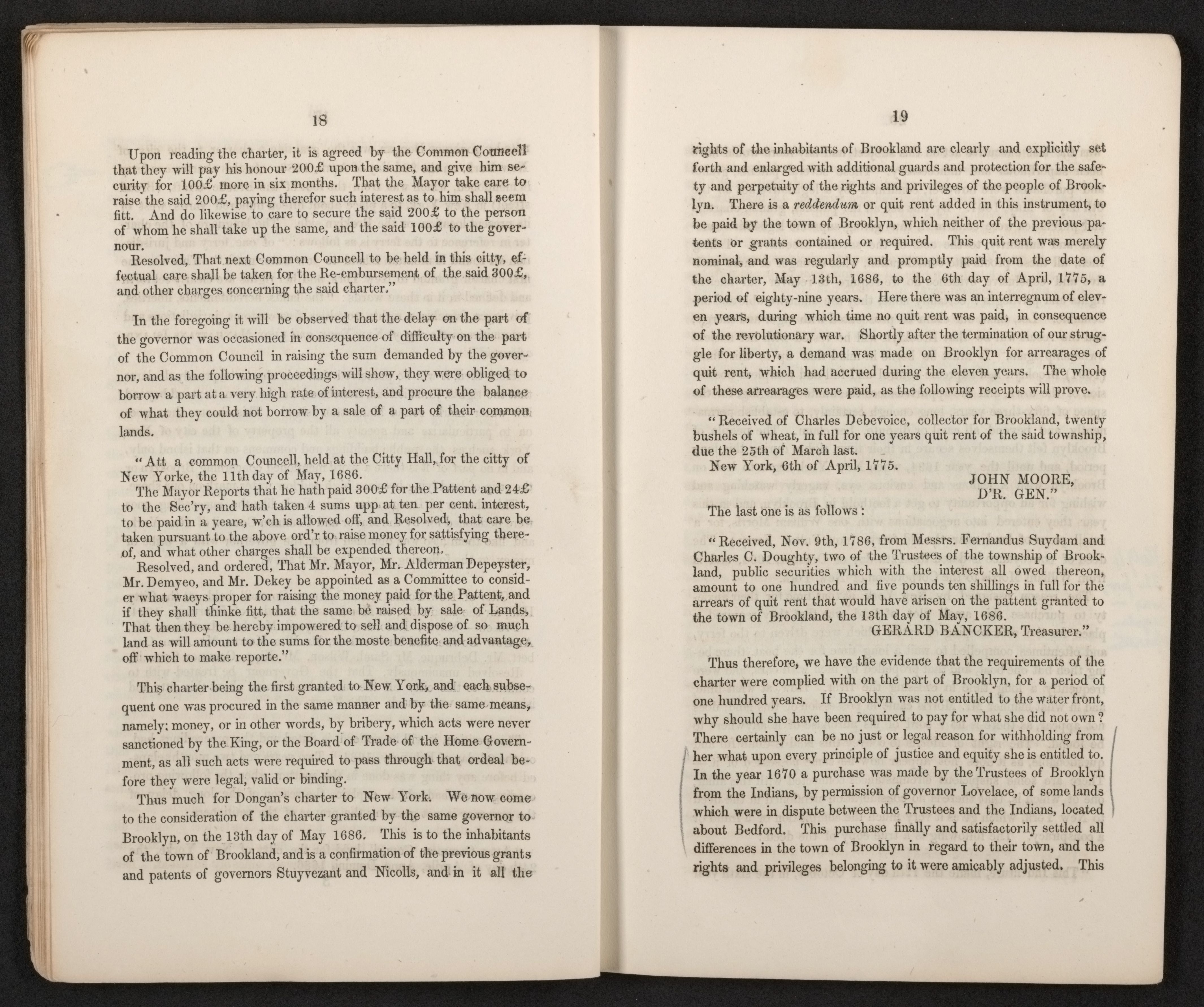 Scanned image of the current content page