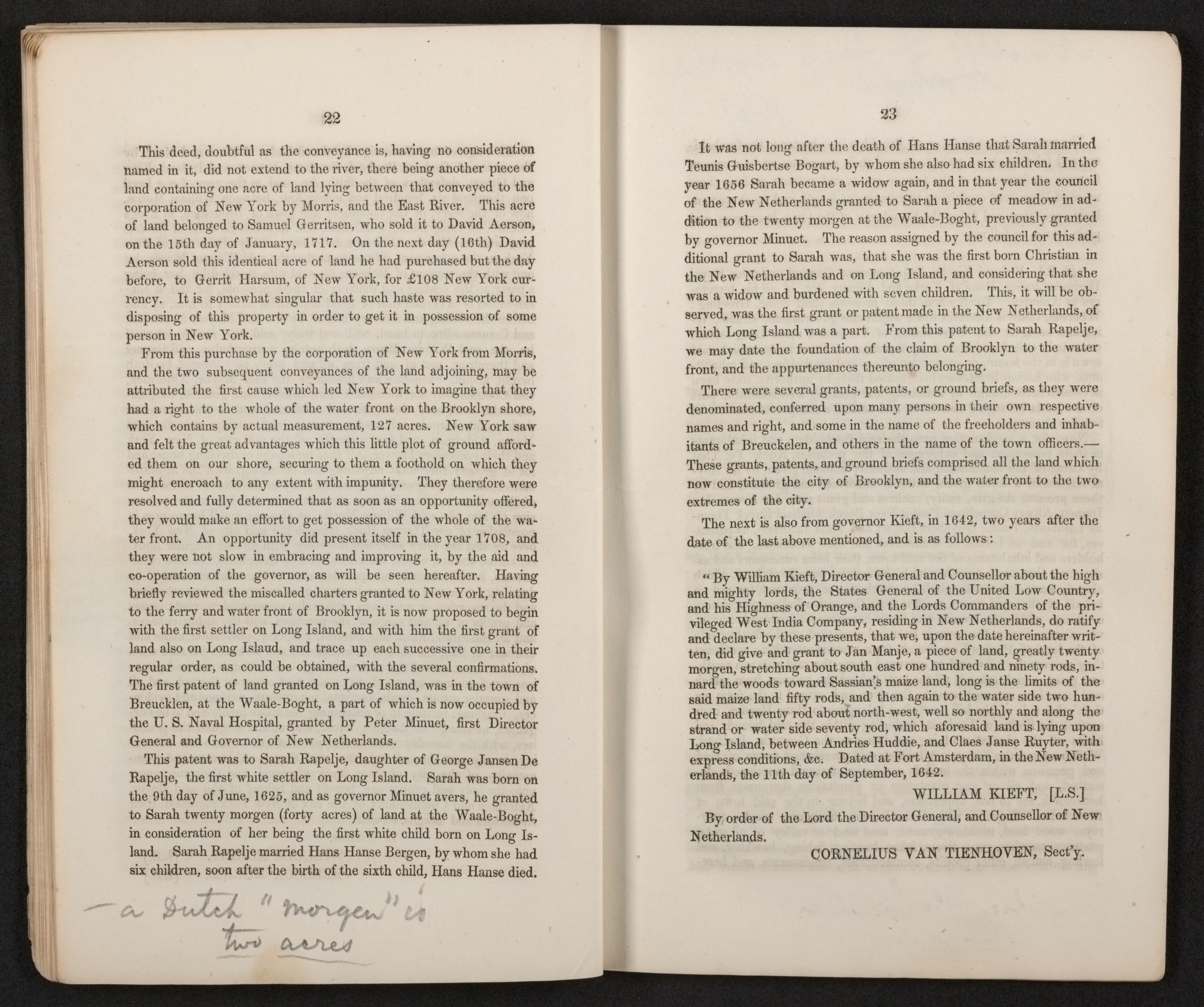 Scanned image of the current content page