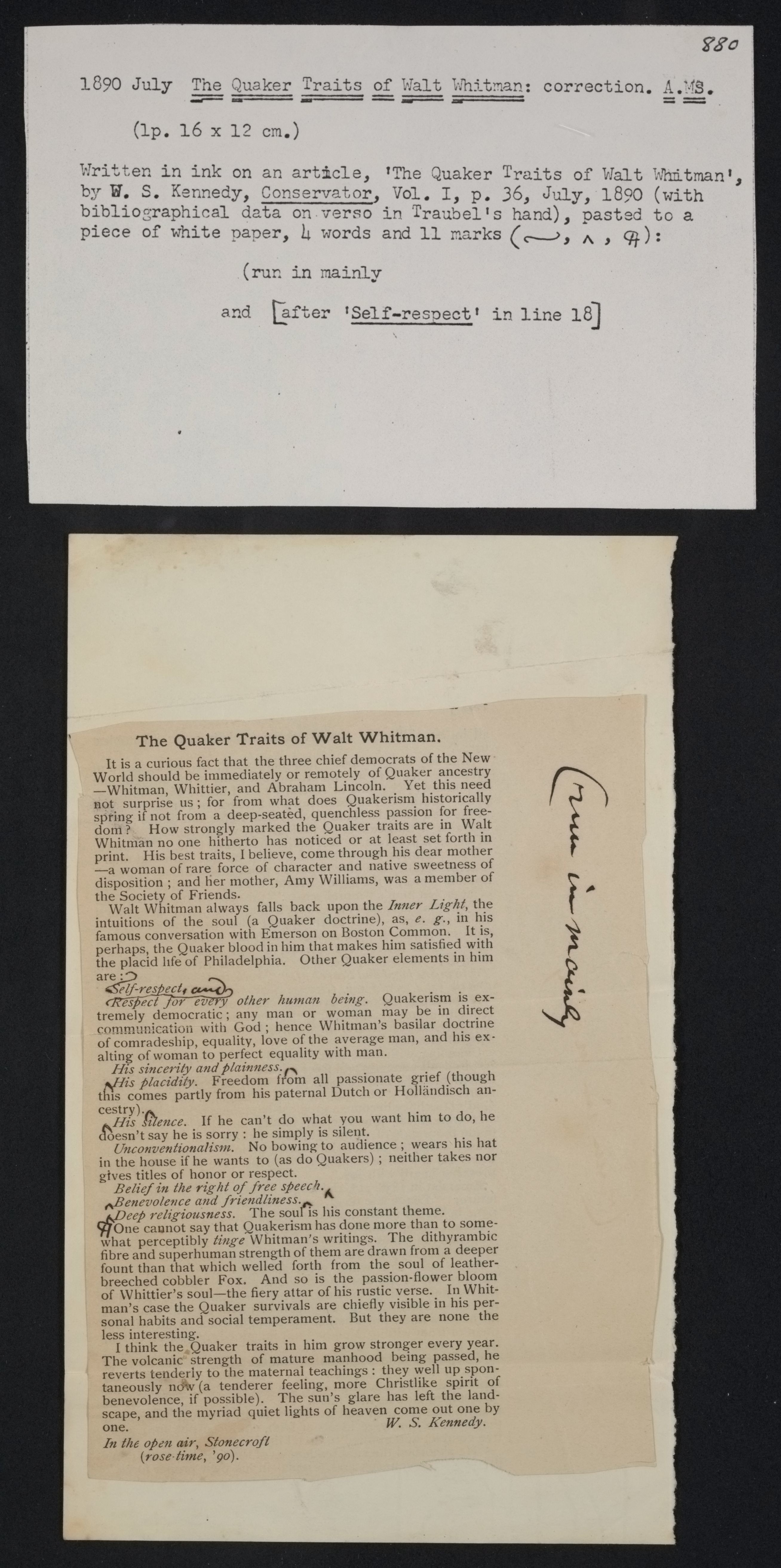 Scanned image of the current content page