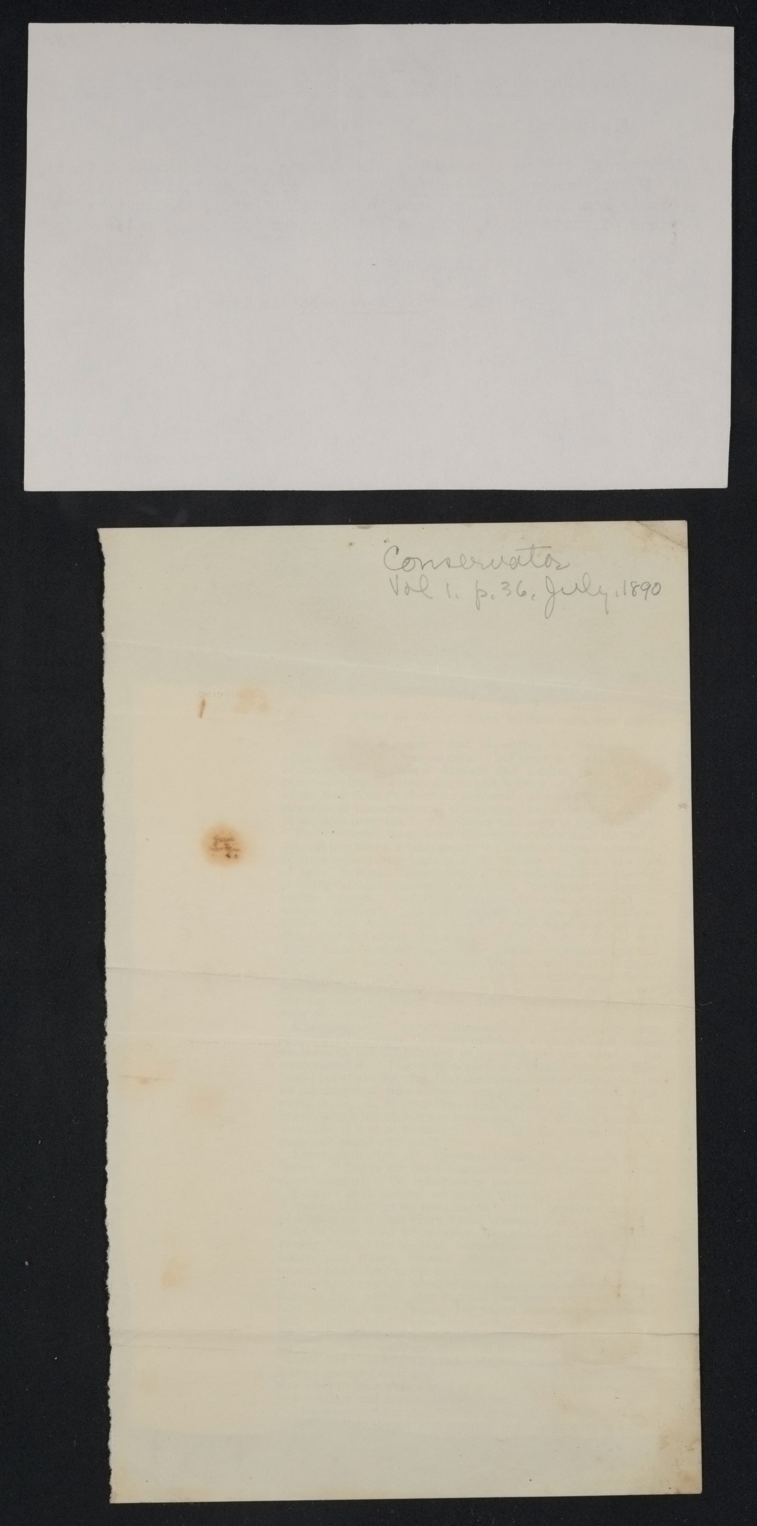 Scanned image of the current content page