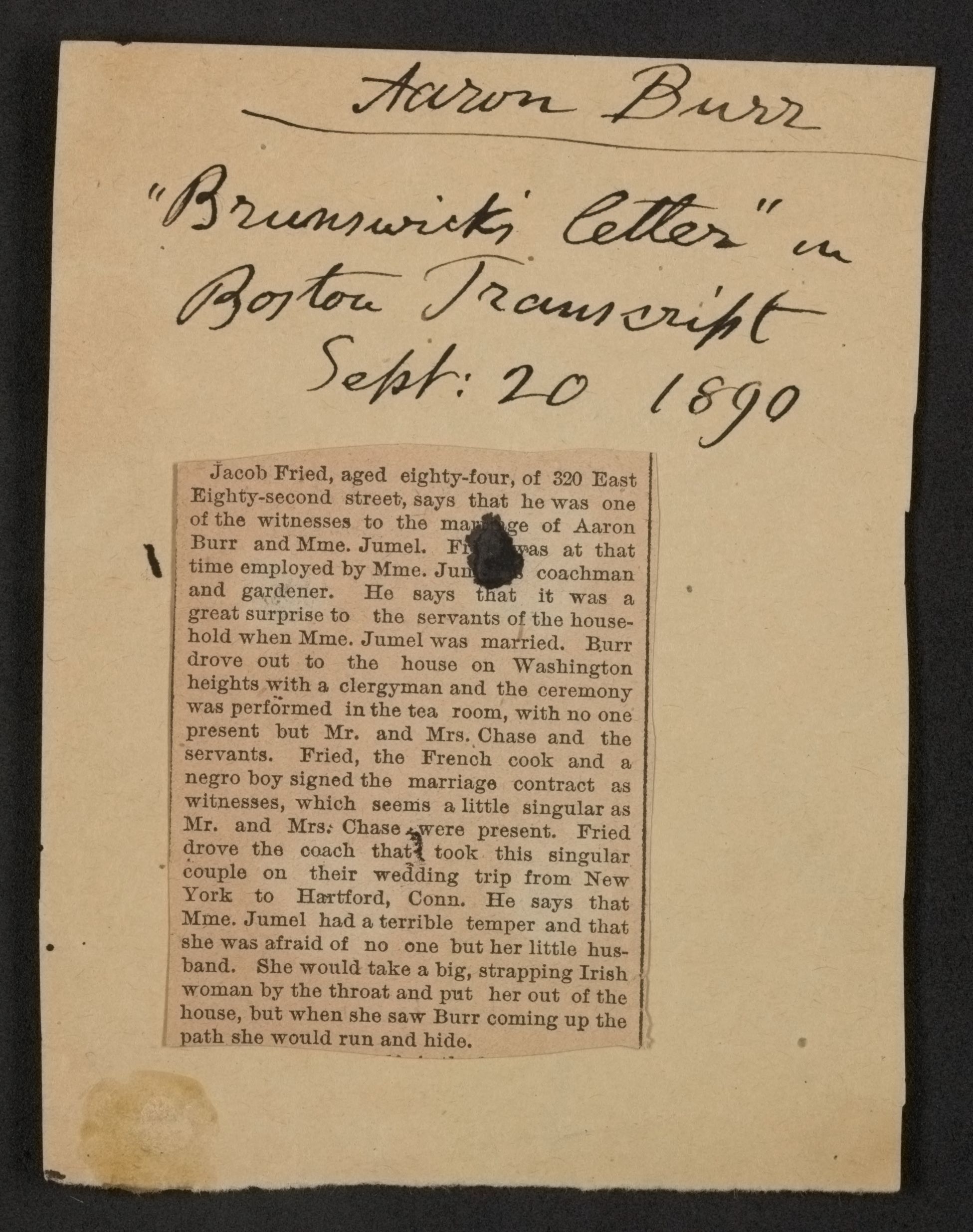 Scanned image of the current content page