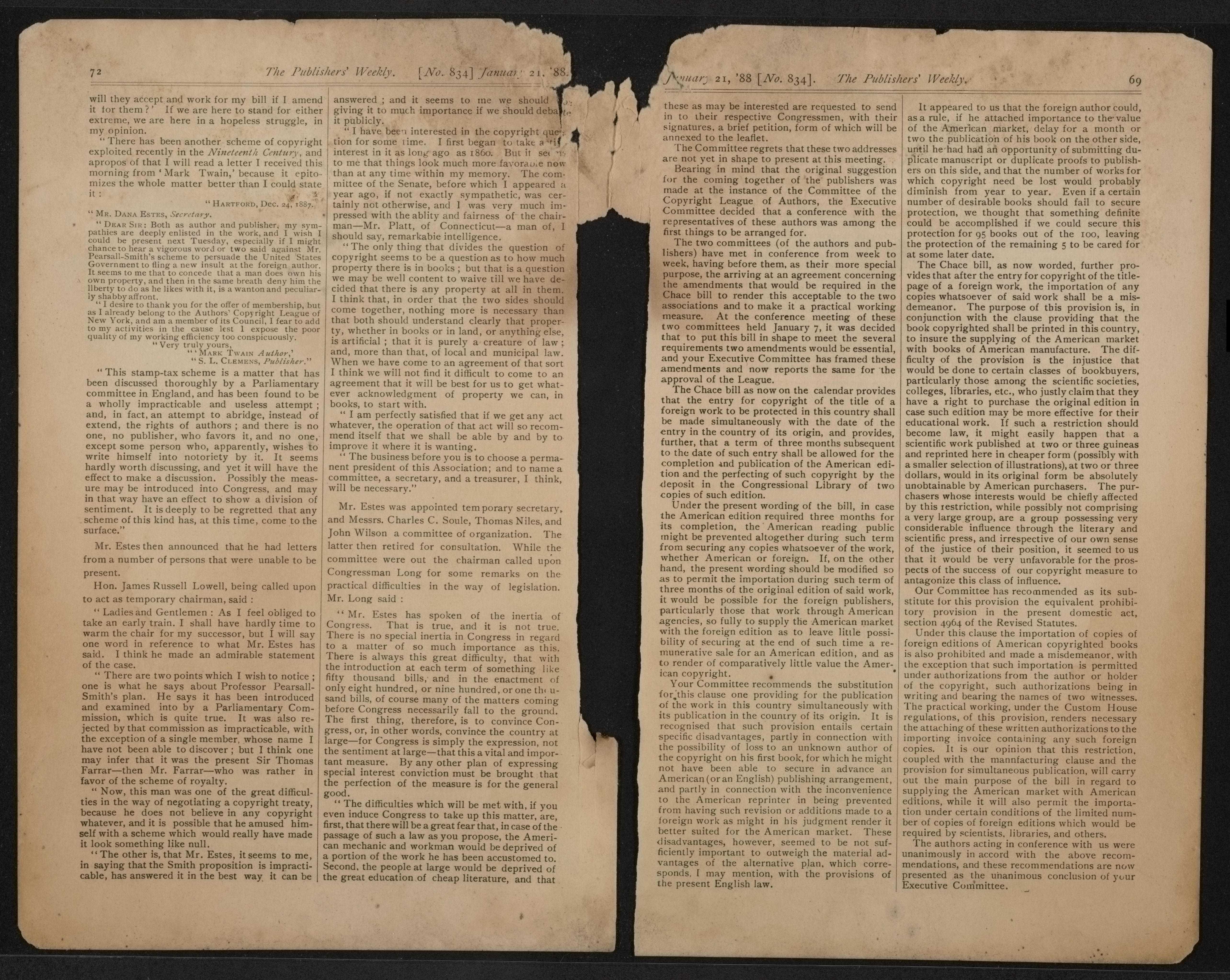 Scanned image of the current content page