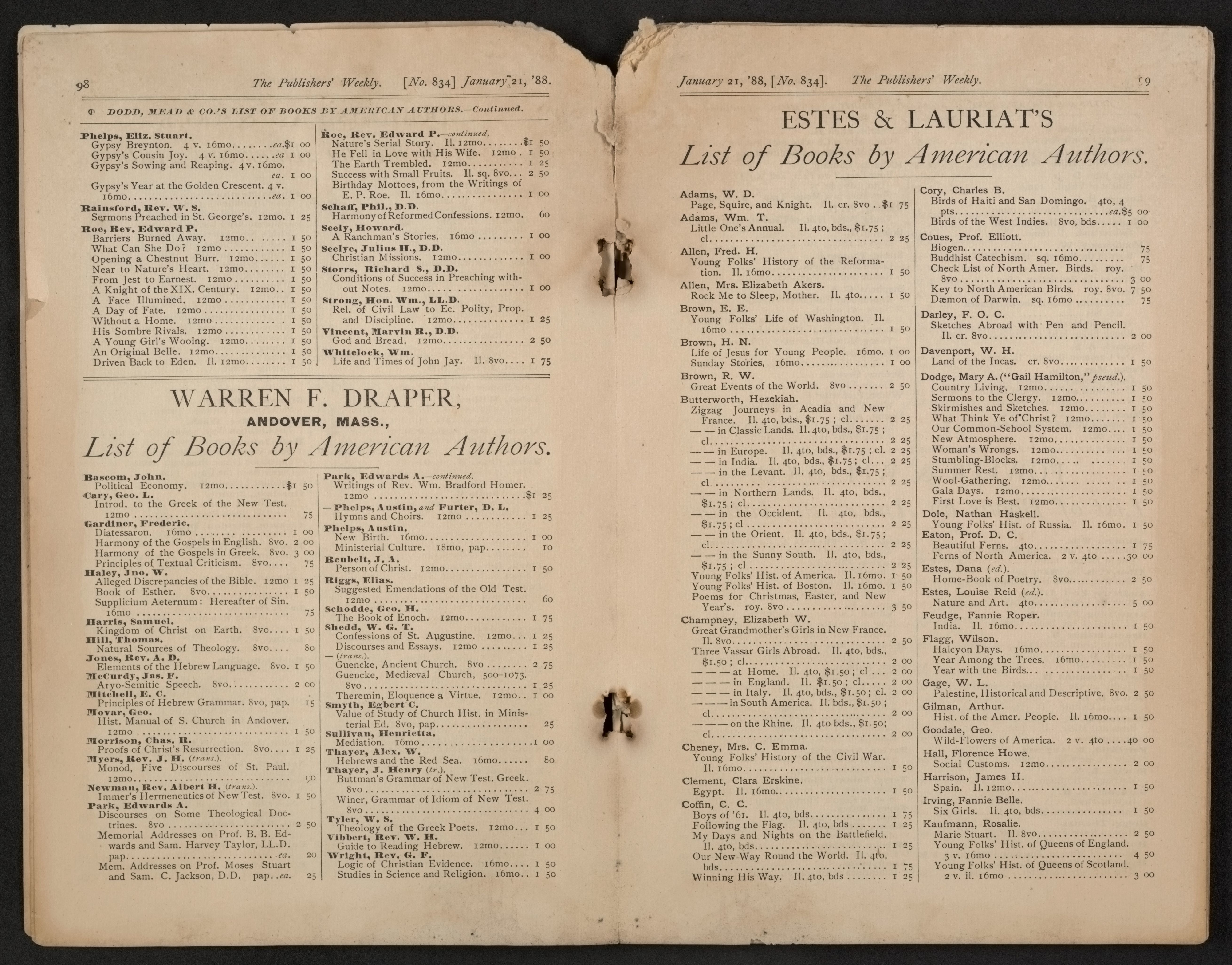 Scanned image of the current content page