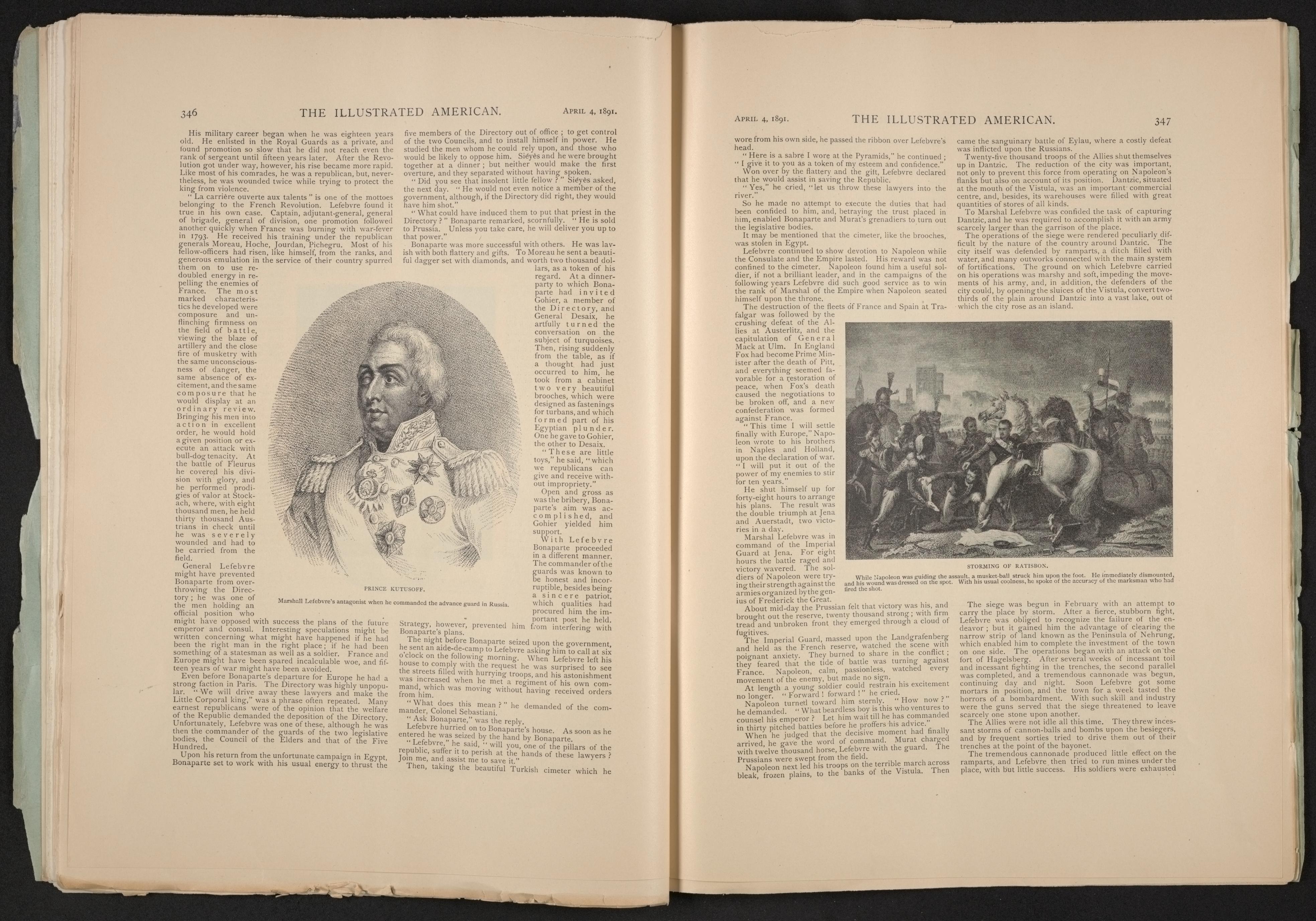 Scanned image of the current content page