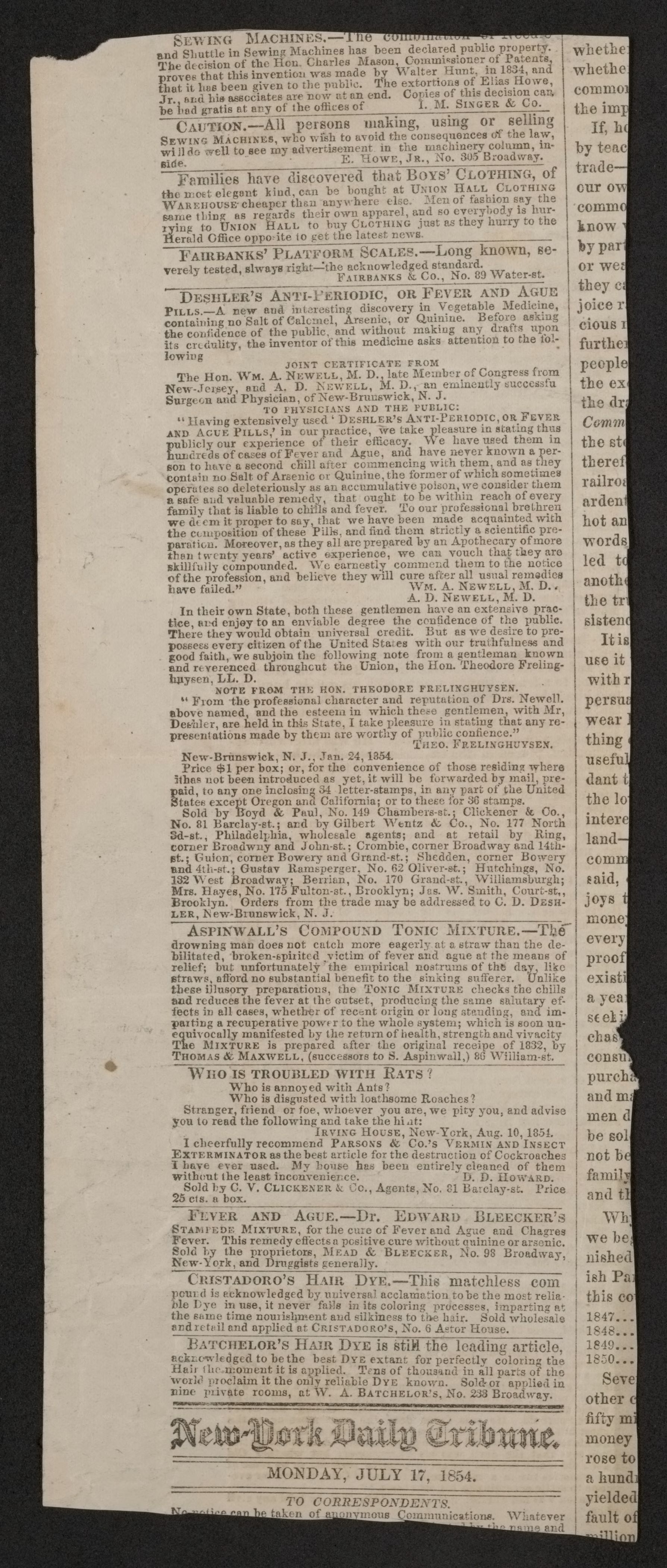 Scanned image of the current content page