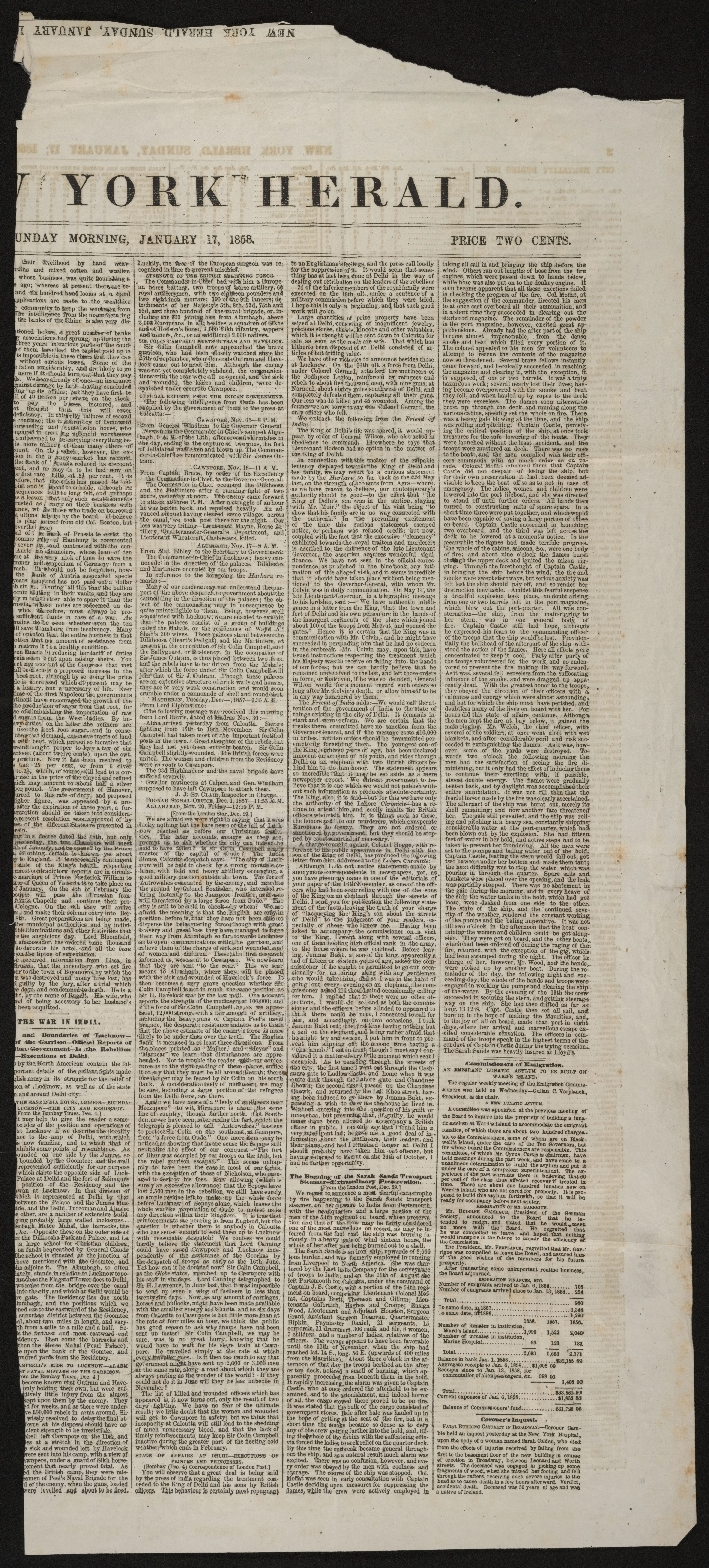 Scanned image of the current content page