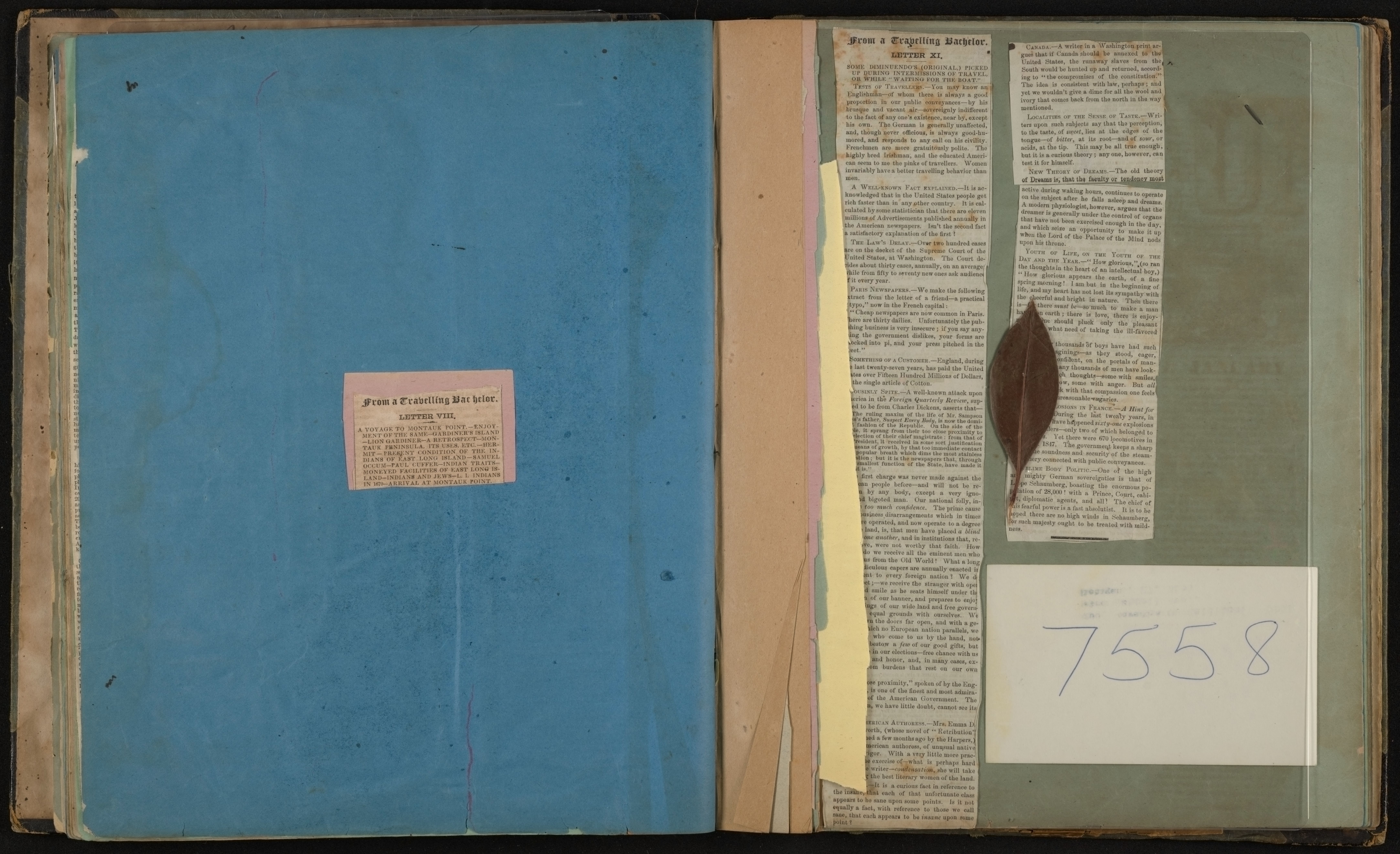 Scanned image of the current content page