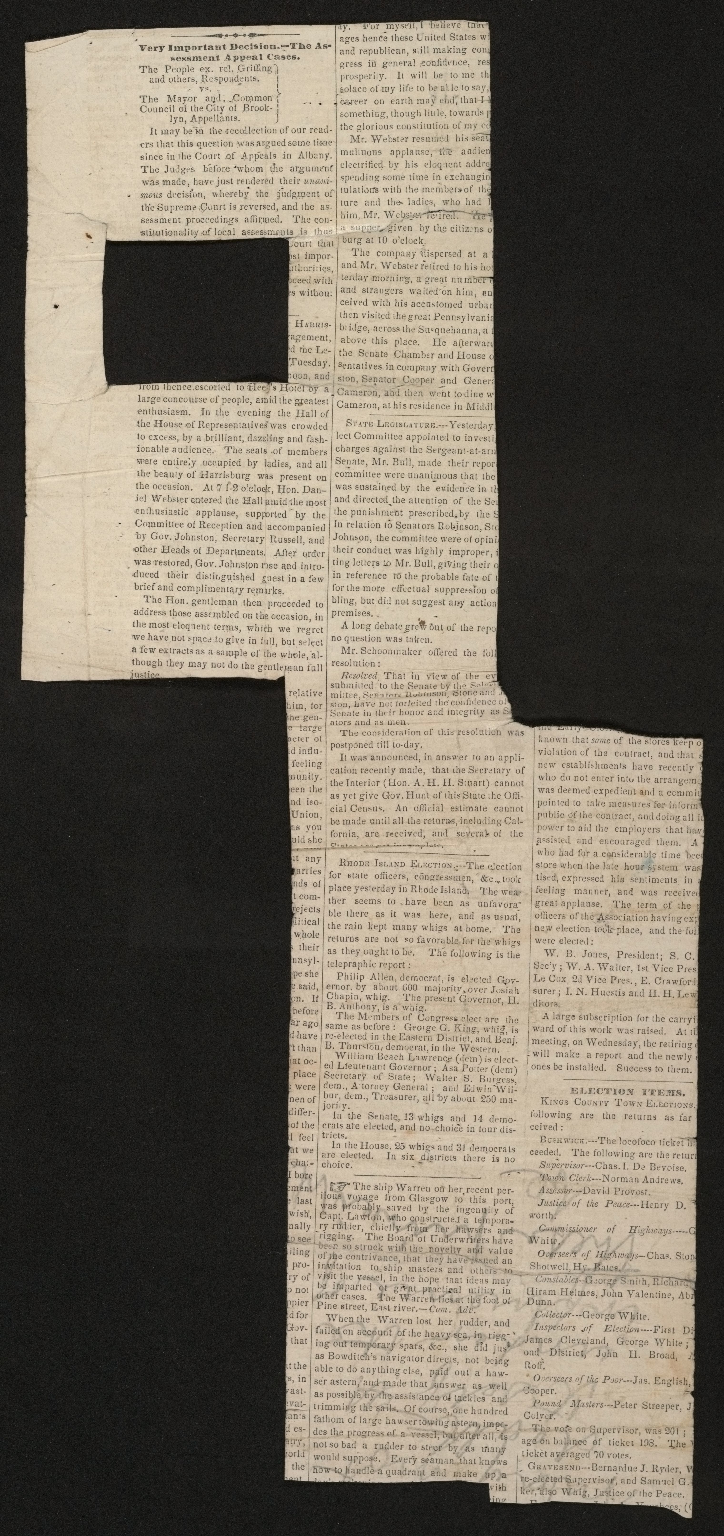 Scanned image of the current content page