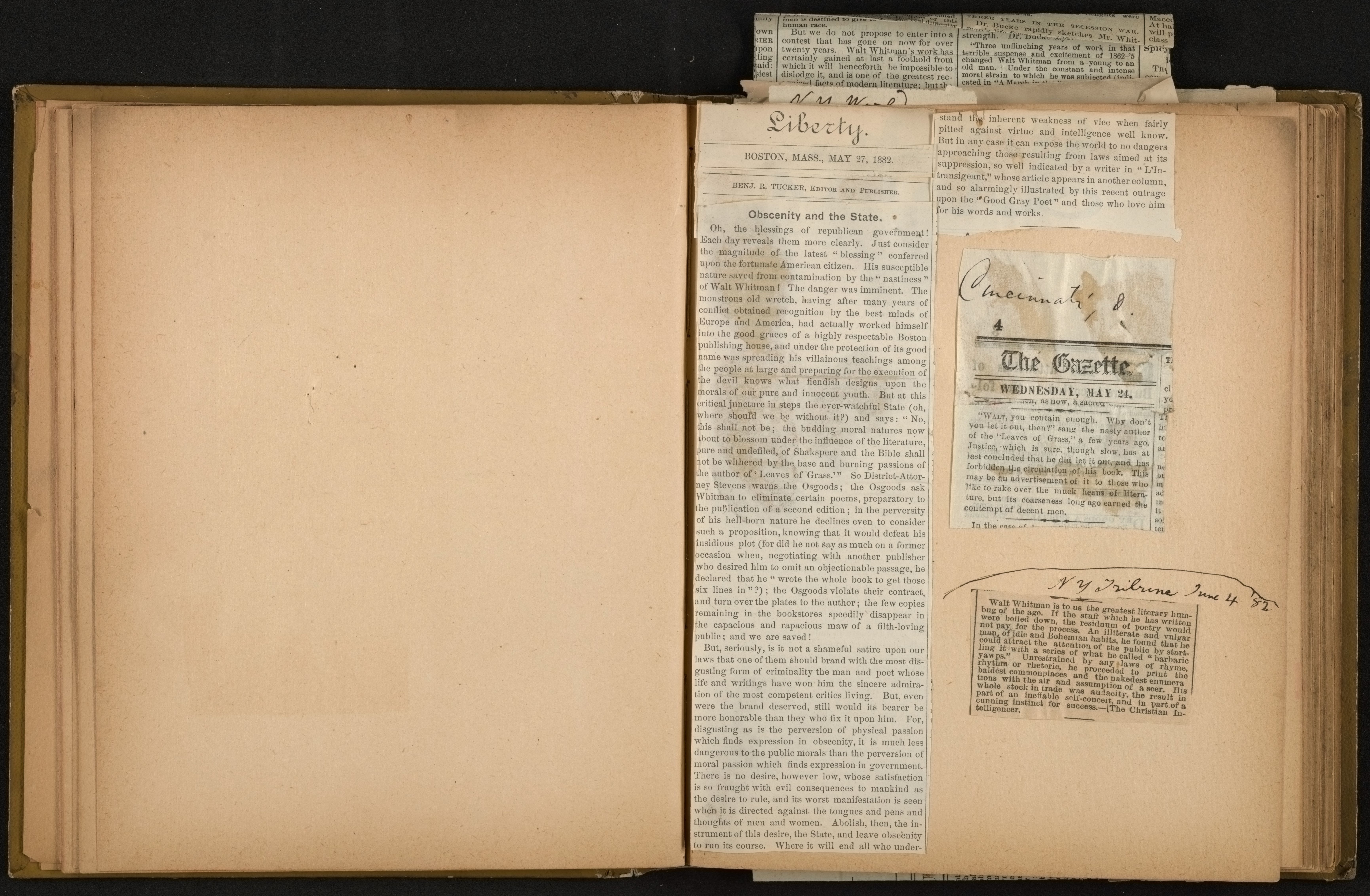 Scanned image of the current content page