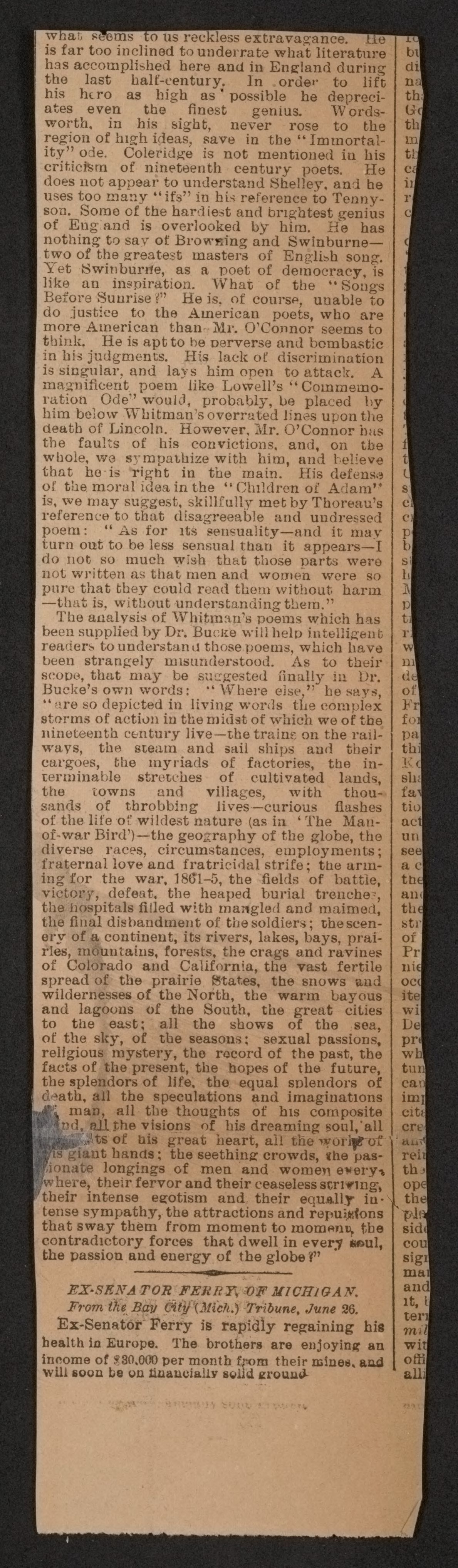 Scanned image of the current content page
