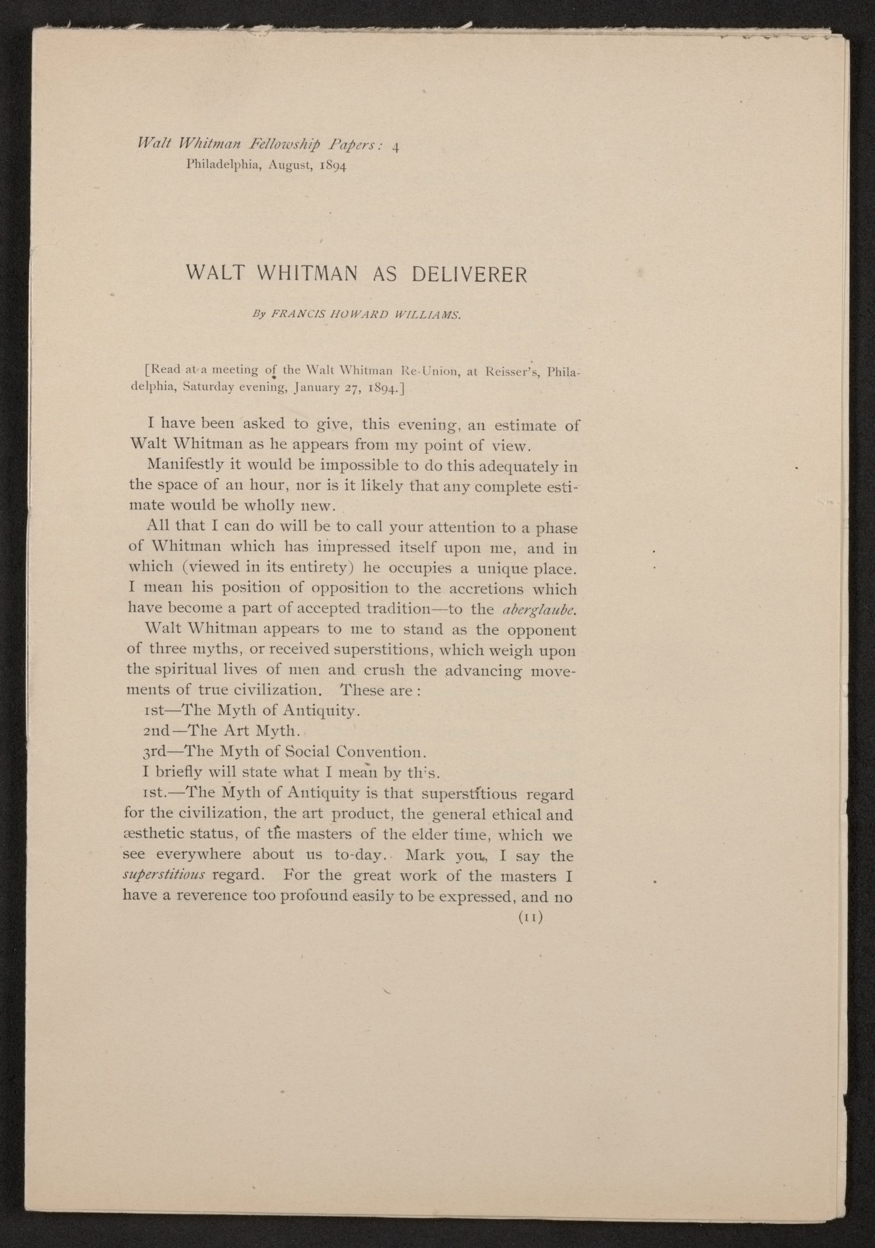 Scanned image of the current content page