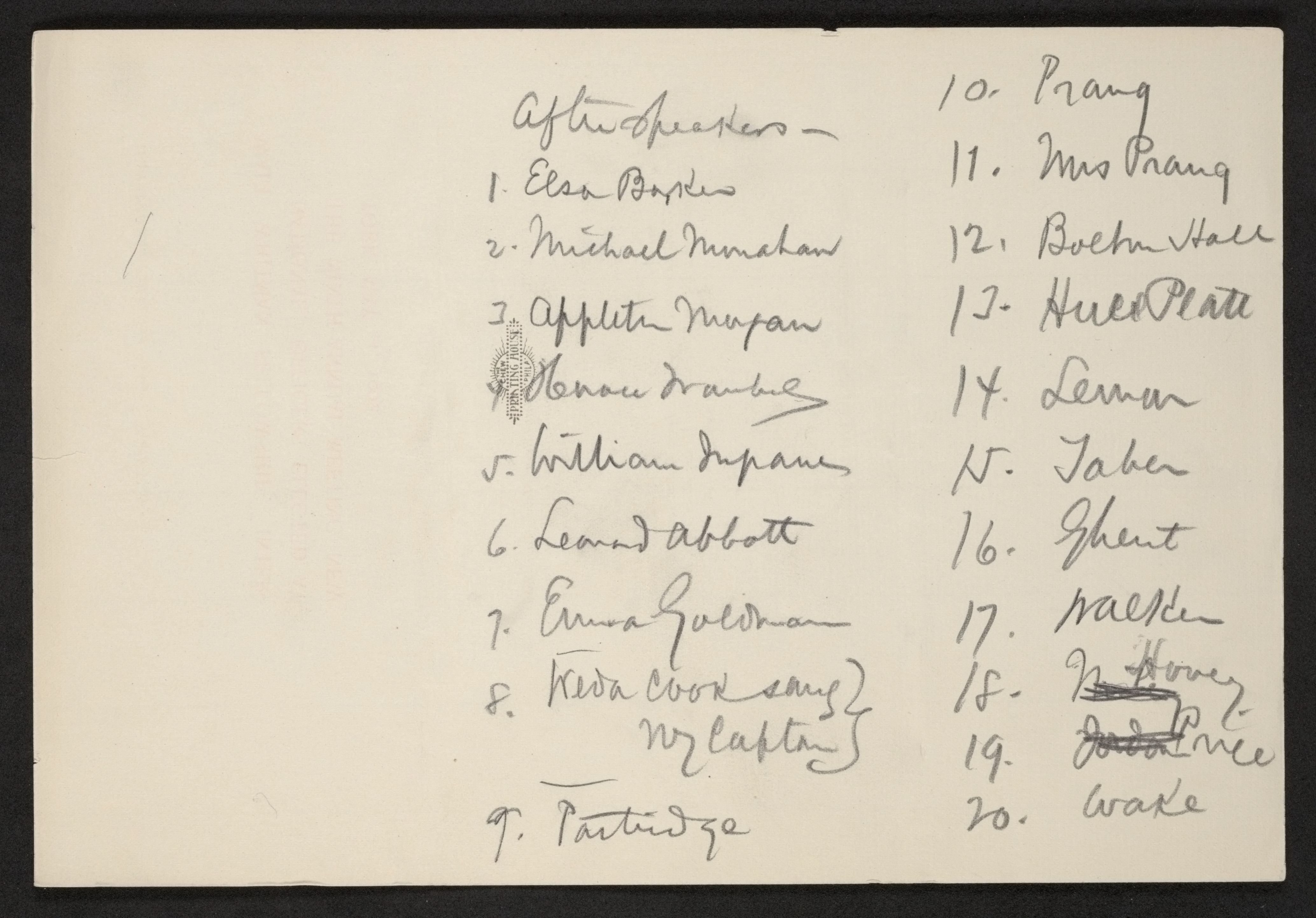 Scanned image of the current content page