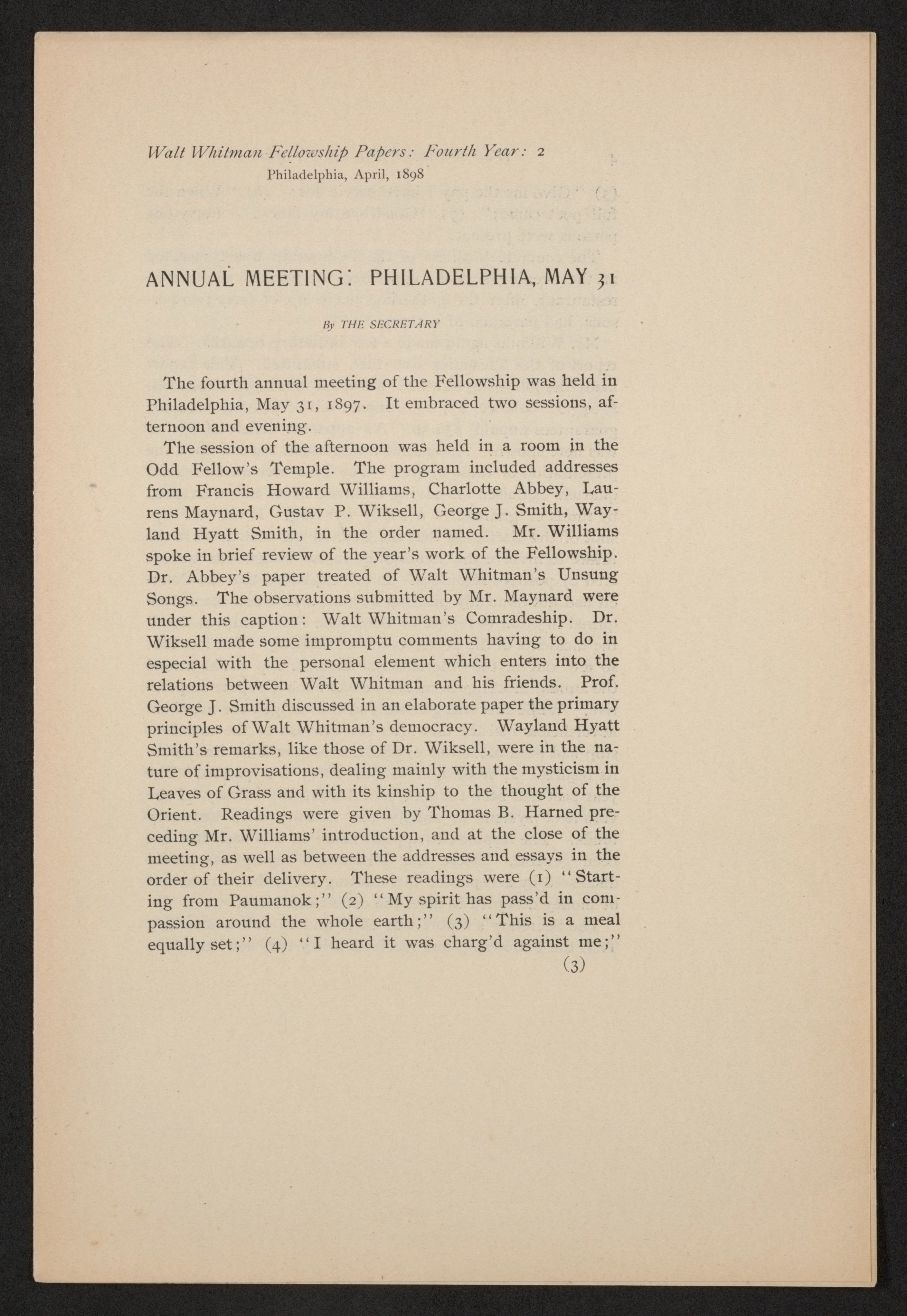 Scanned image of the current content page