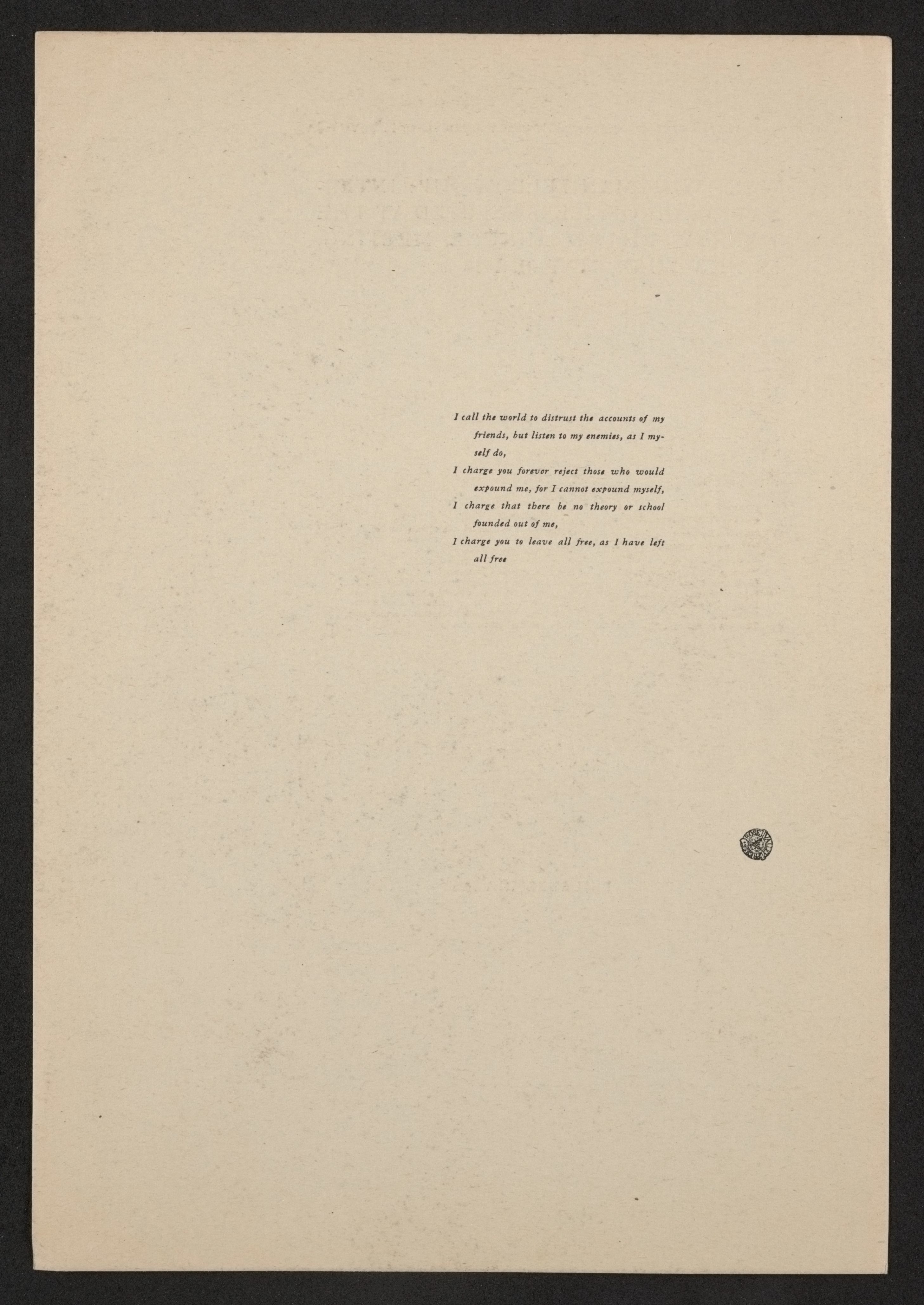 Scanned image of the current content page